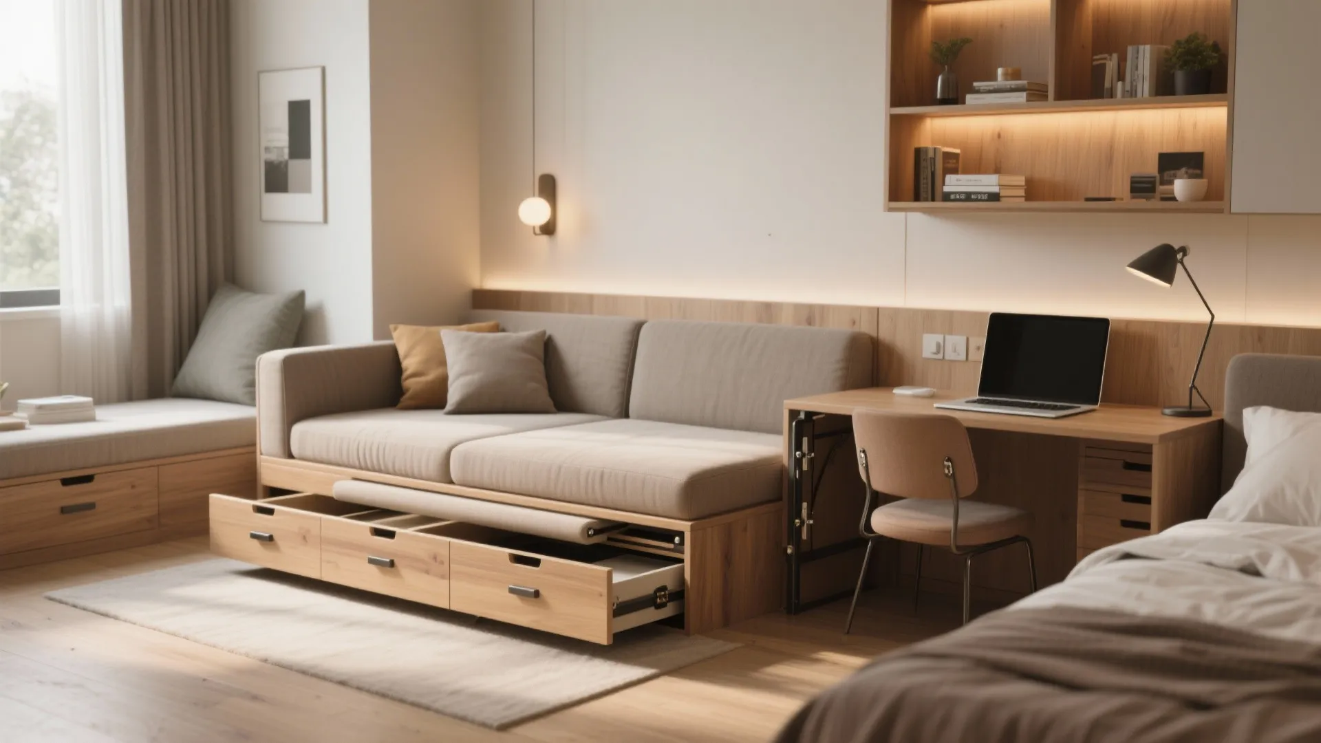 4. Flexible furniture and convertible setups