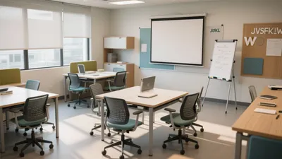 Modern Collaborative Office Space with Natural Light