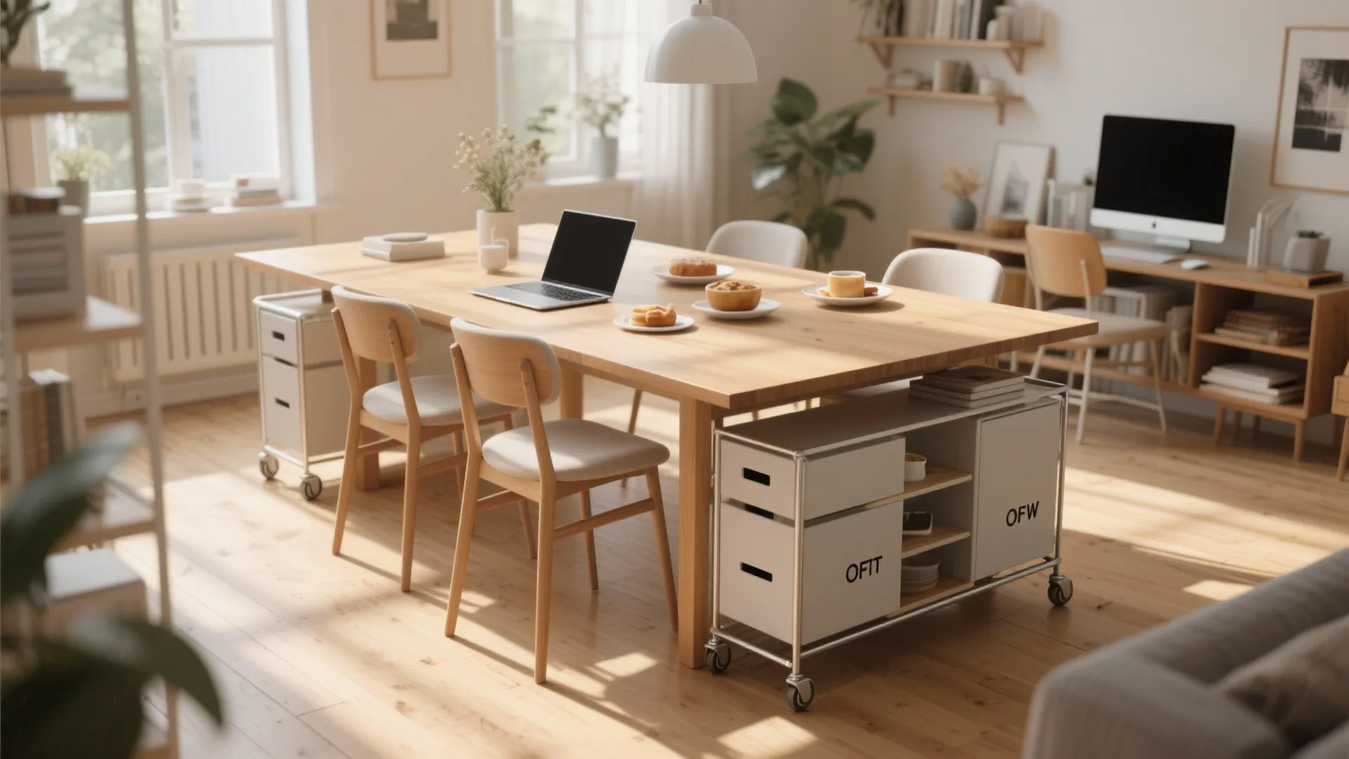 3. Flexible Furniture for Hybrid Work