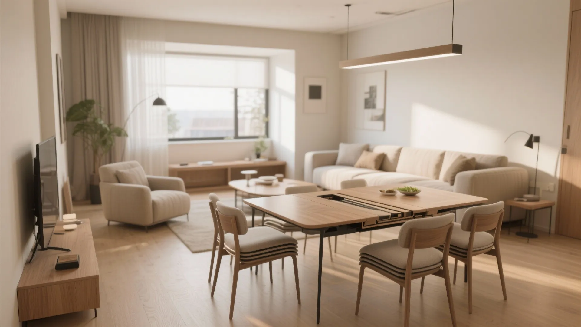 Idea 1: Flexible Furniture Layout