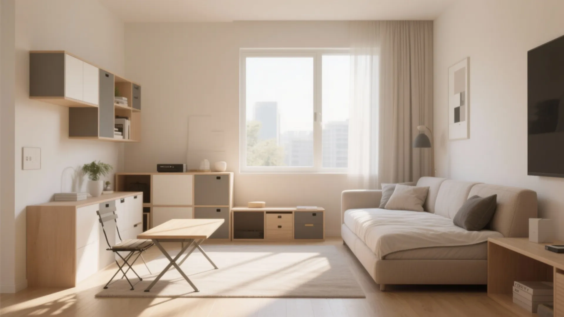 Flexible Furniture for Multi-use Rooms