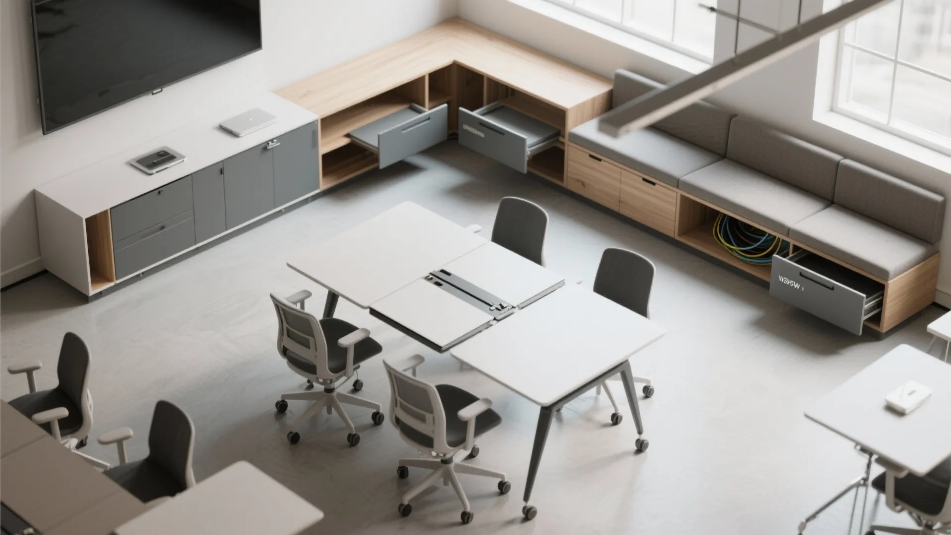 4. Flexible Furniture and Multipurpose Surfaces