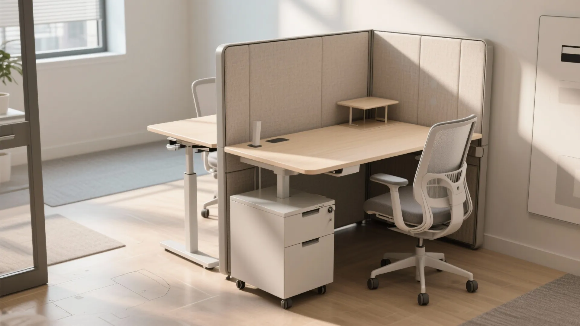 3. Flexible furniture and standing setups