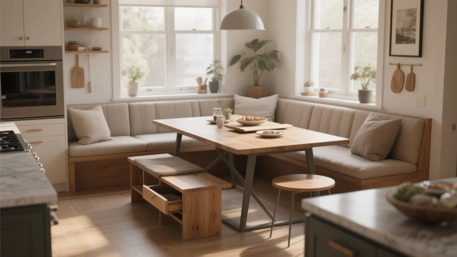 4. Use flexible furniture to adapt the flow