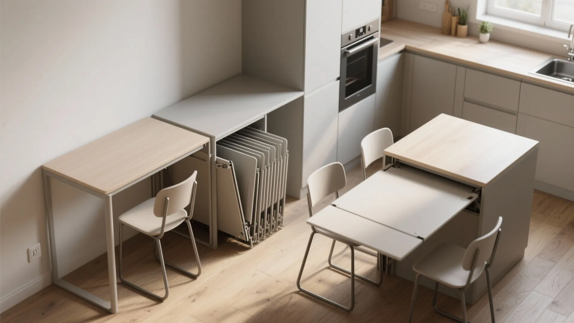 5. Flexible furniture and fold‑away solutions