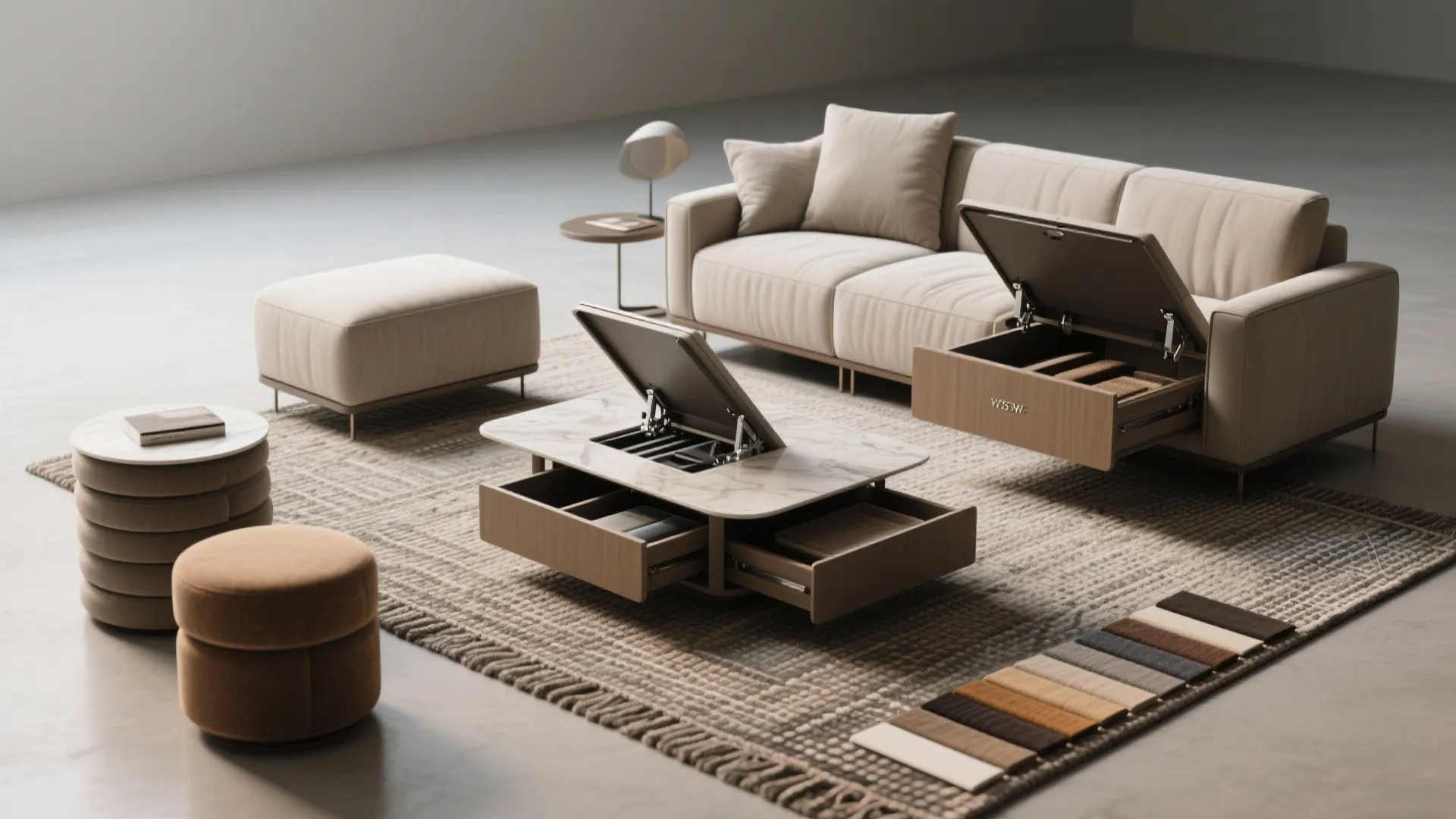 4. Flexible furniture for multi-use living