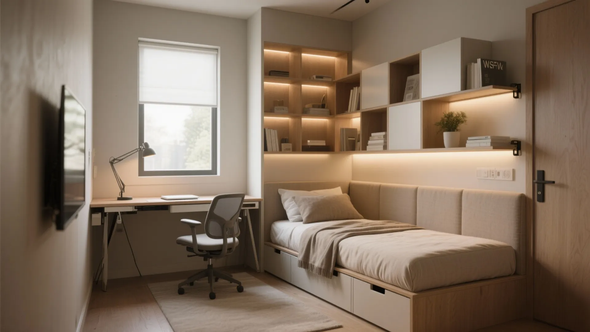 3. Flexible furniture for multi-use rooms