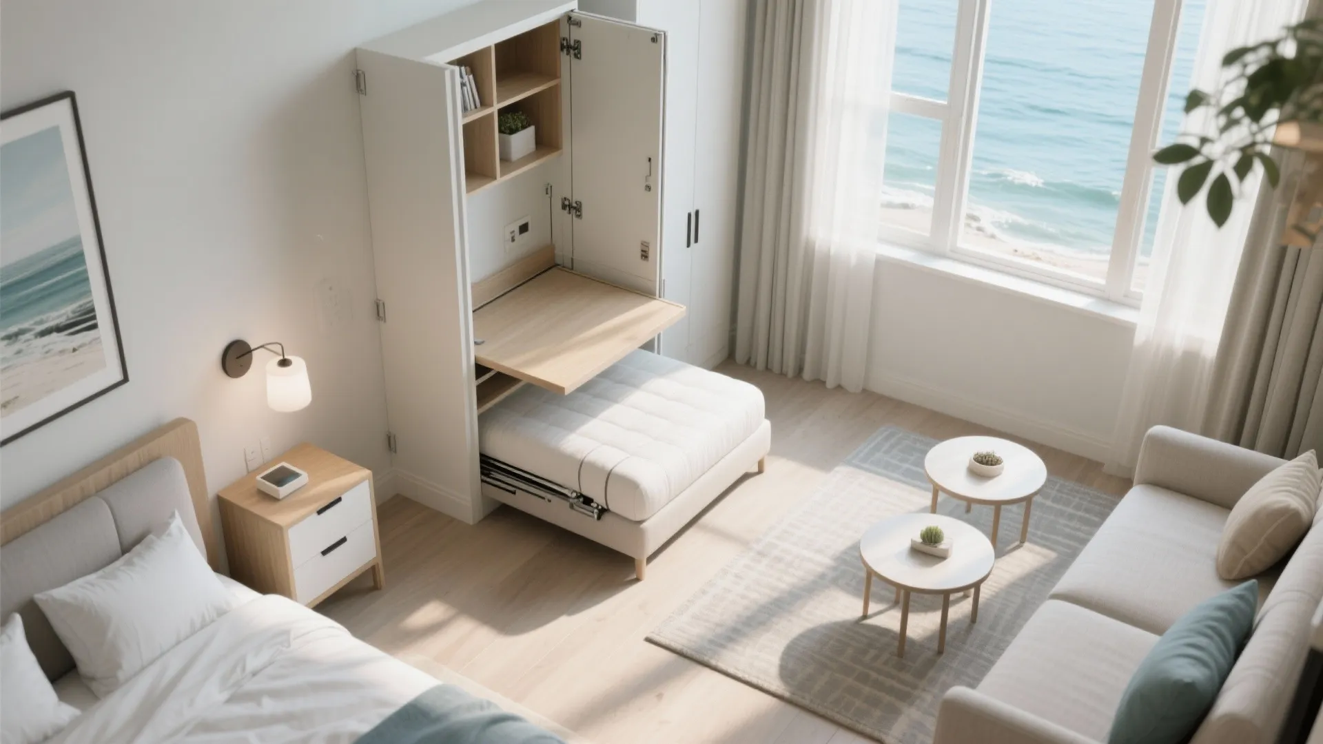 3. Flexible furniture for multi-use rooms