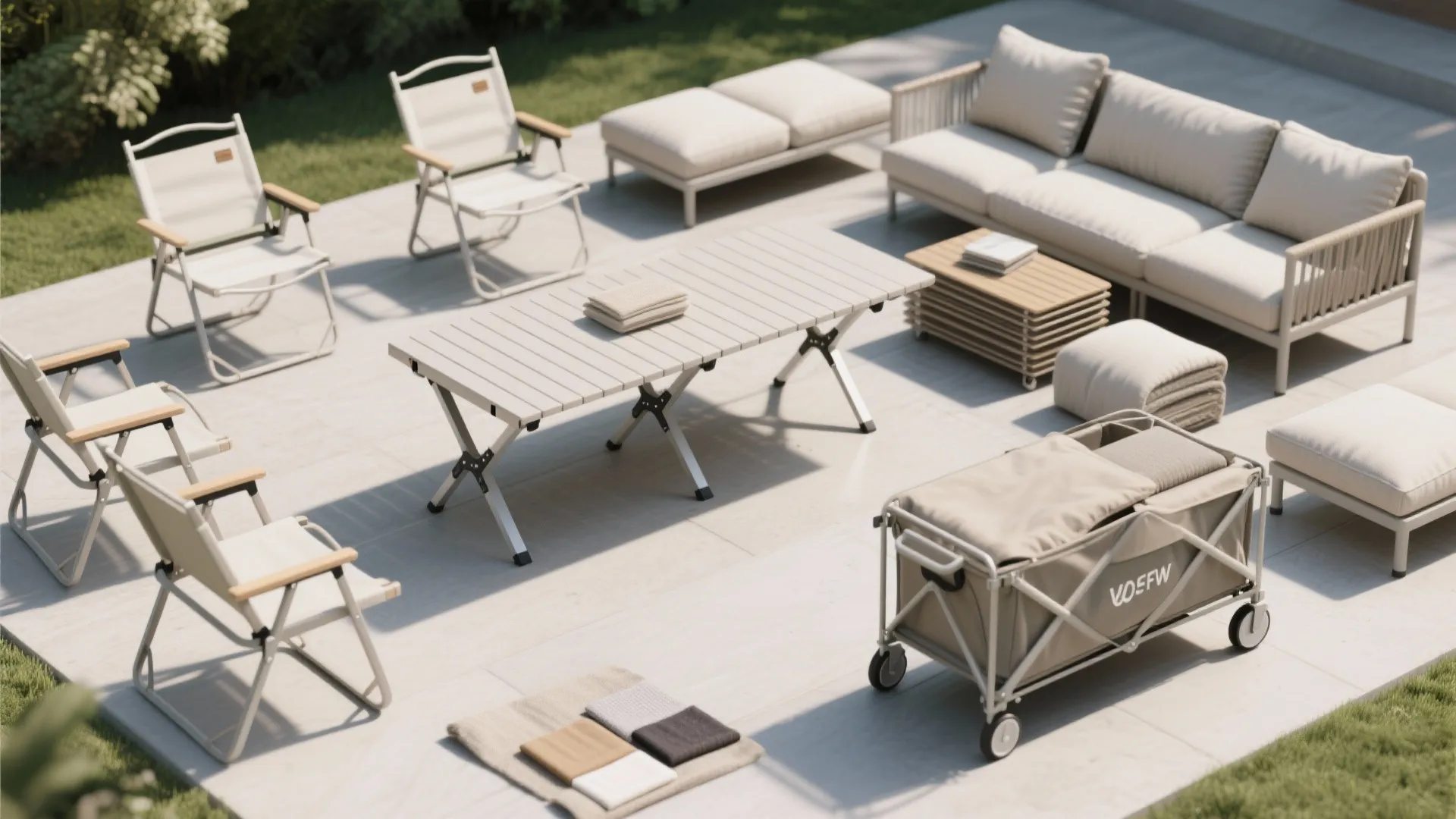 2. Flexible furniture for pop-up entertaining