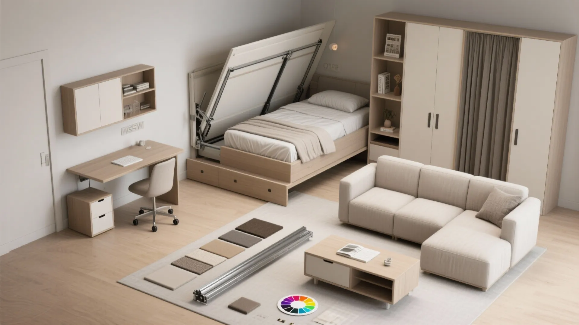 5. Flexible furniture for multi-use rooms