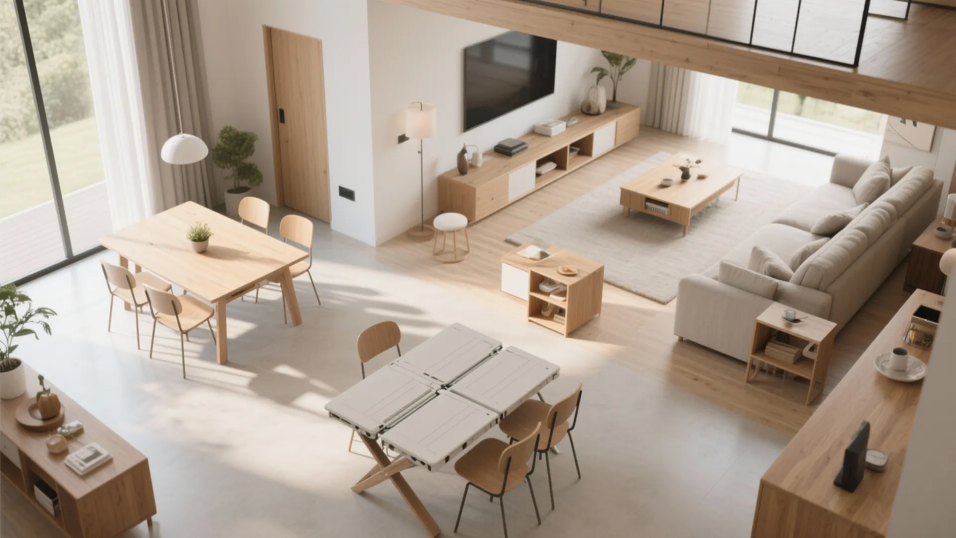 1. Flexible Furniture Layouts