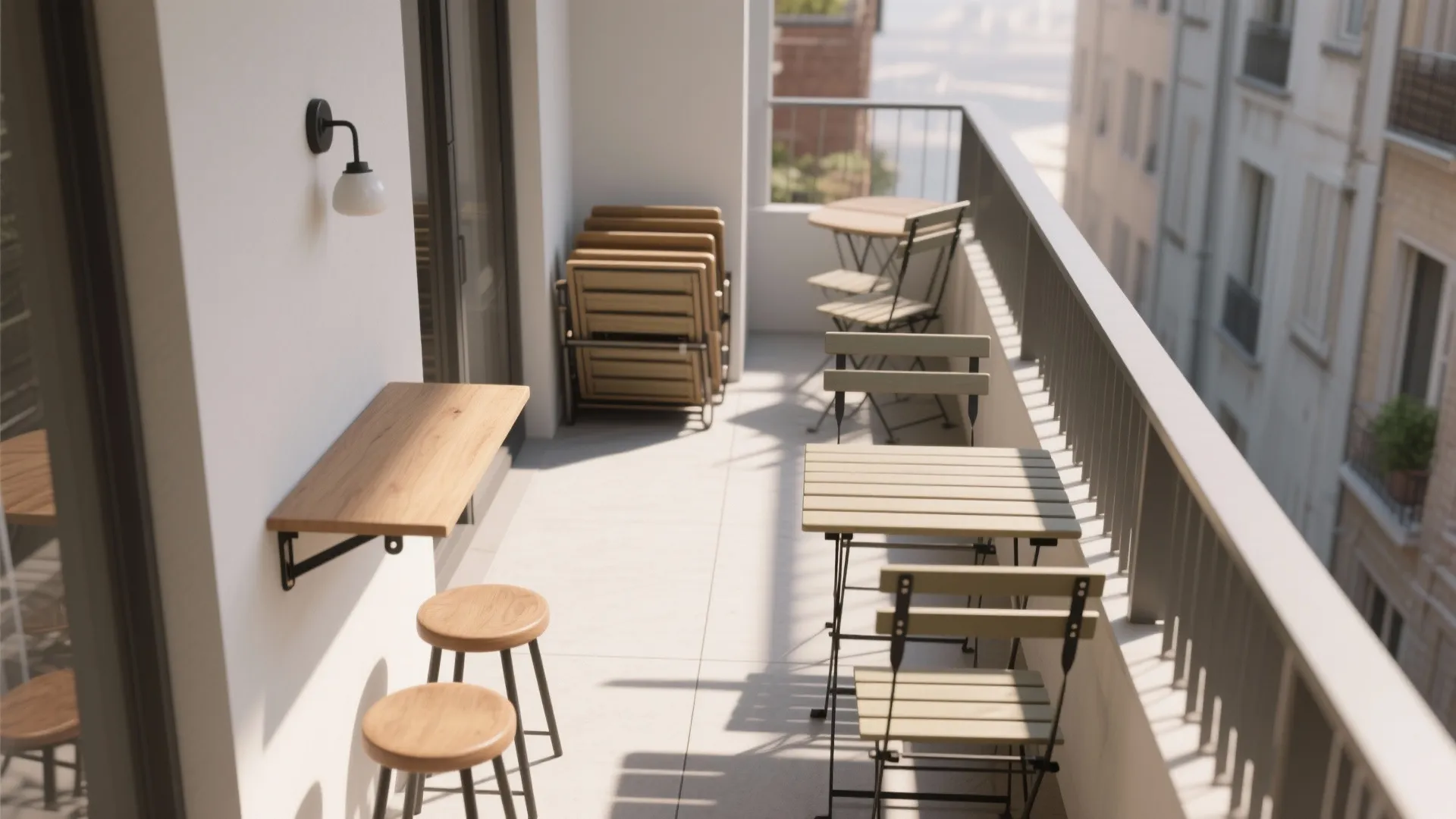 Flexible furniture that folds and stacks