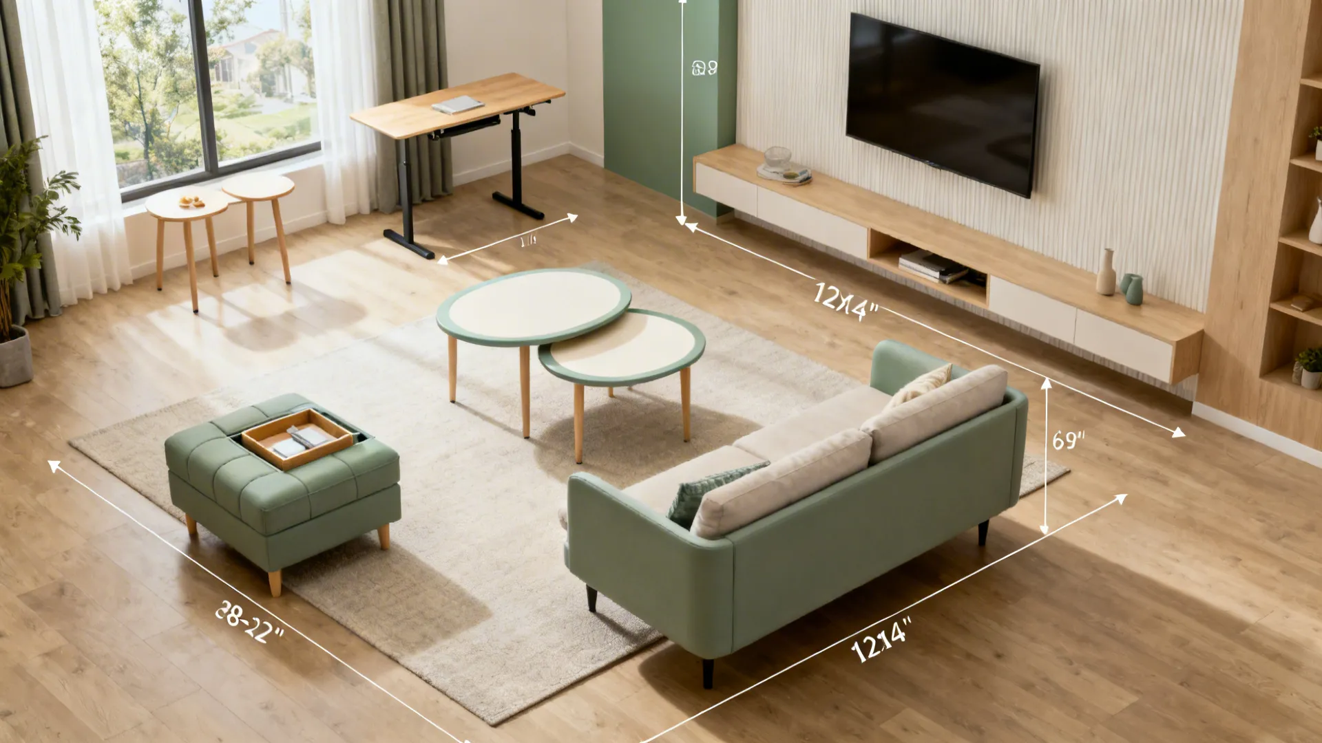 Flexible Furniture: Nesting, Folding, and Dual-Use