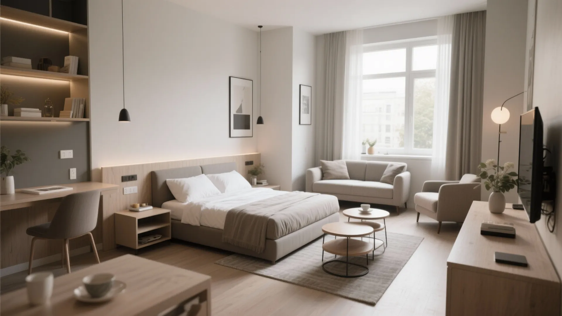 Flexible furniture for multi-use rooms