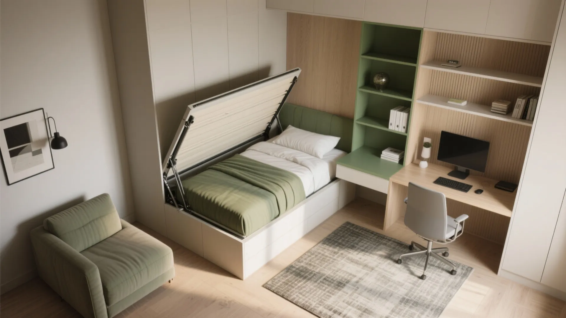 2. Flexible furniture for multi-use rooms