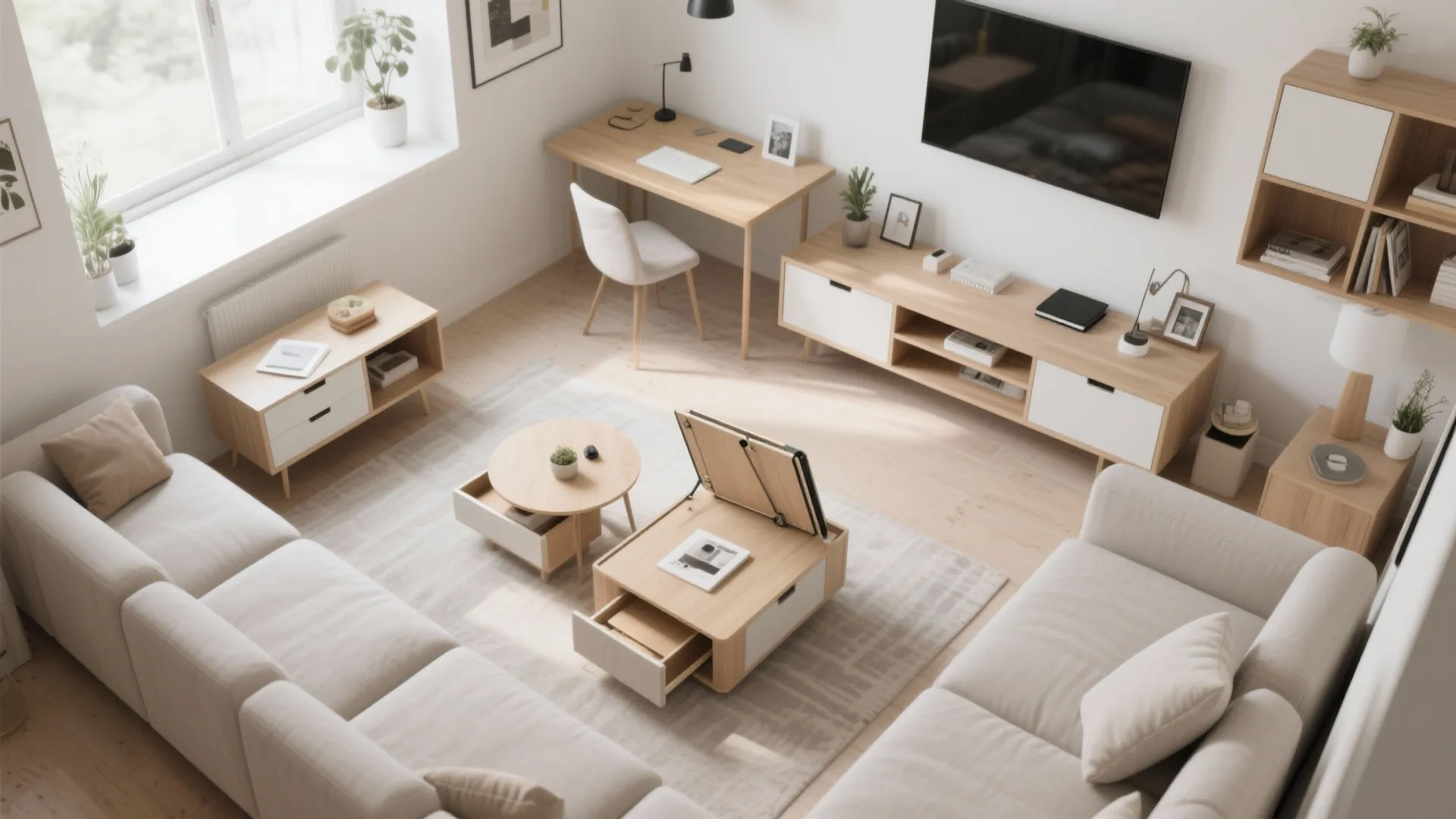 10. Flexible furniture for multi-use