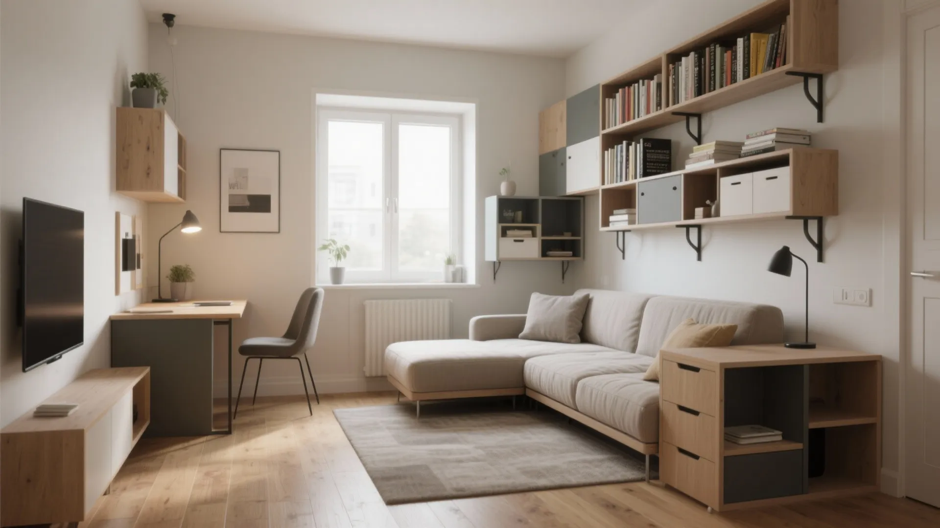 1. Flexible Furniture Zoning