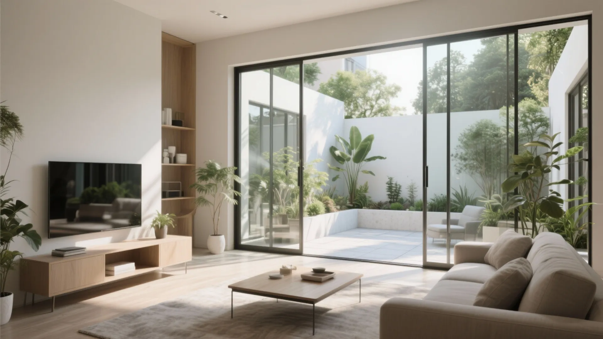 1. Flexible Glass Walls