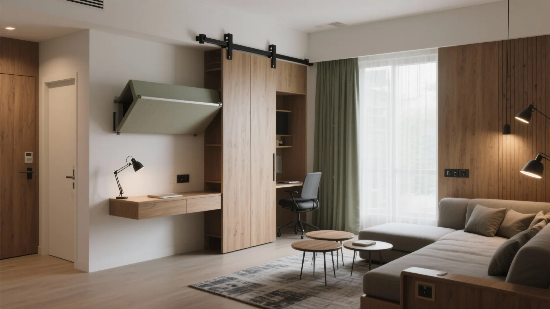 Flexible furniture and stealth partitions