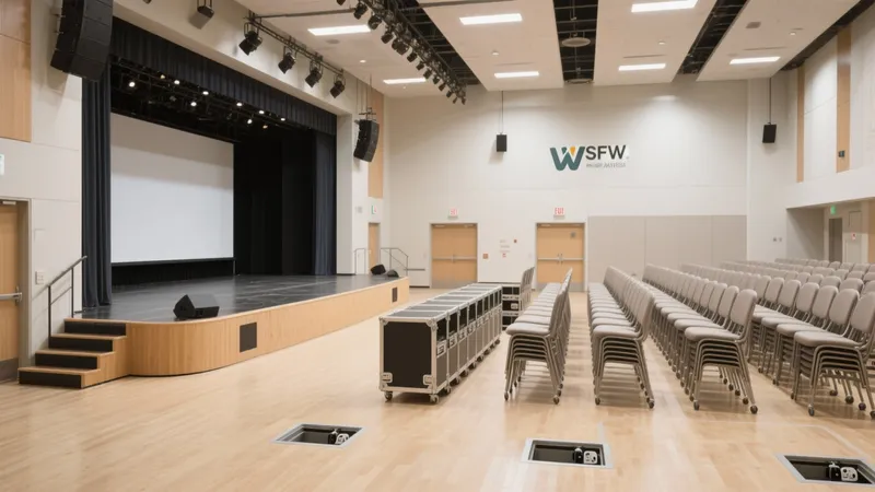 Modern Auditorium Design with Flexible Seating
