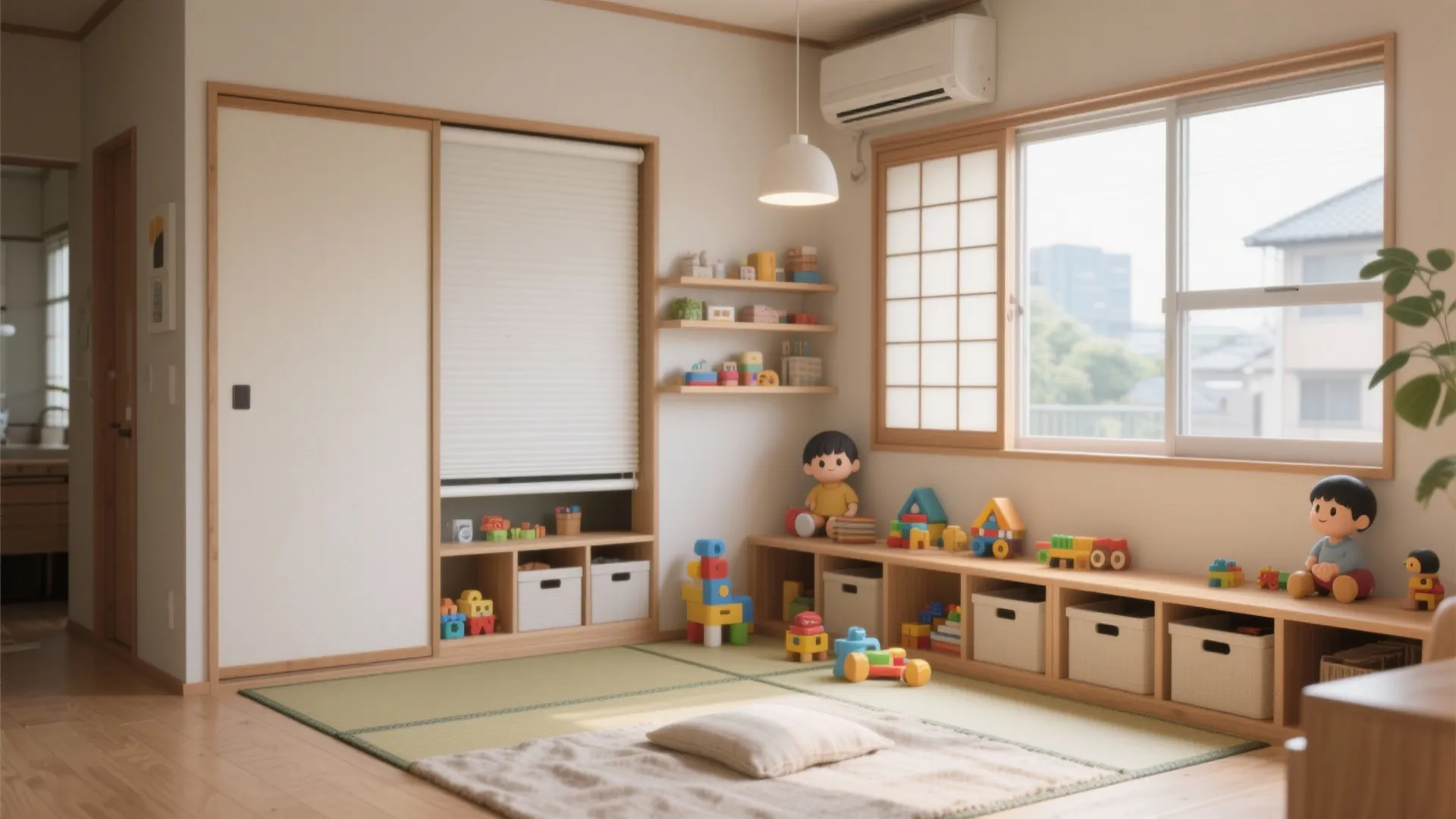 Tips 2: 子ども部屋は“可変区画”で成長に合わせる（東京小户型＋収納技巧）