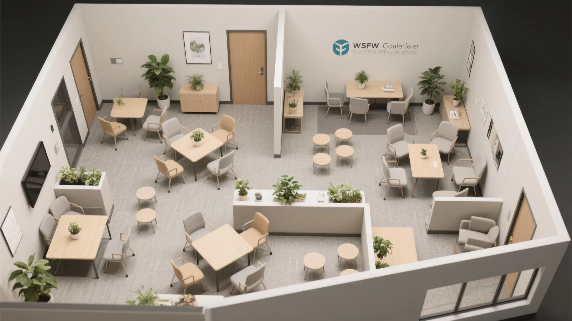 9. Flexible Layout for Group and Individual Sessions