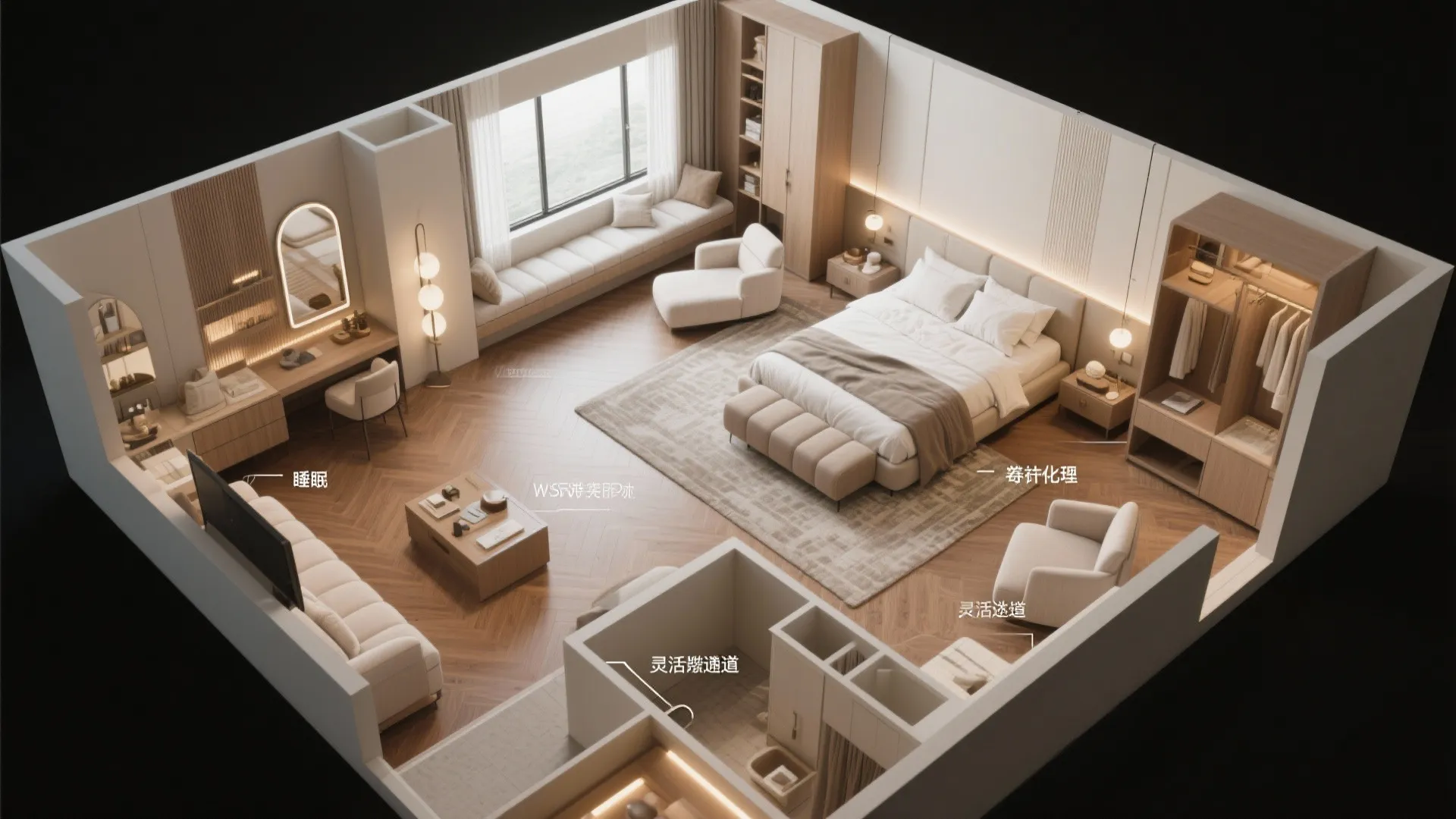 Flexible layout and strong focal points