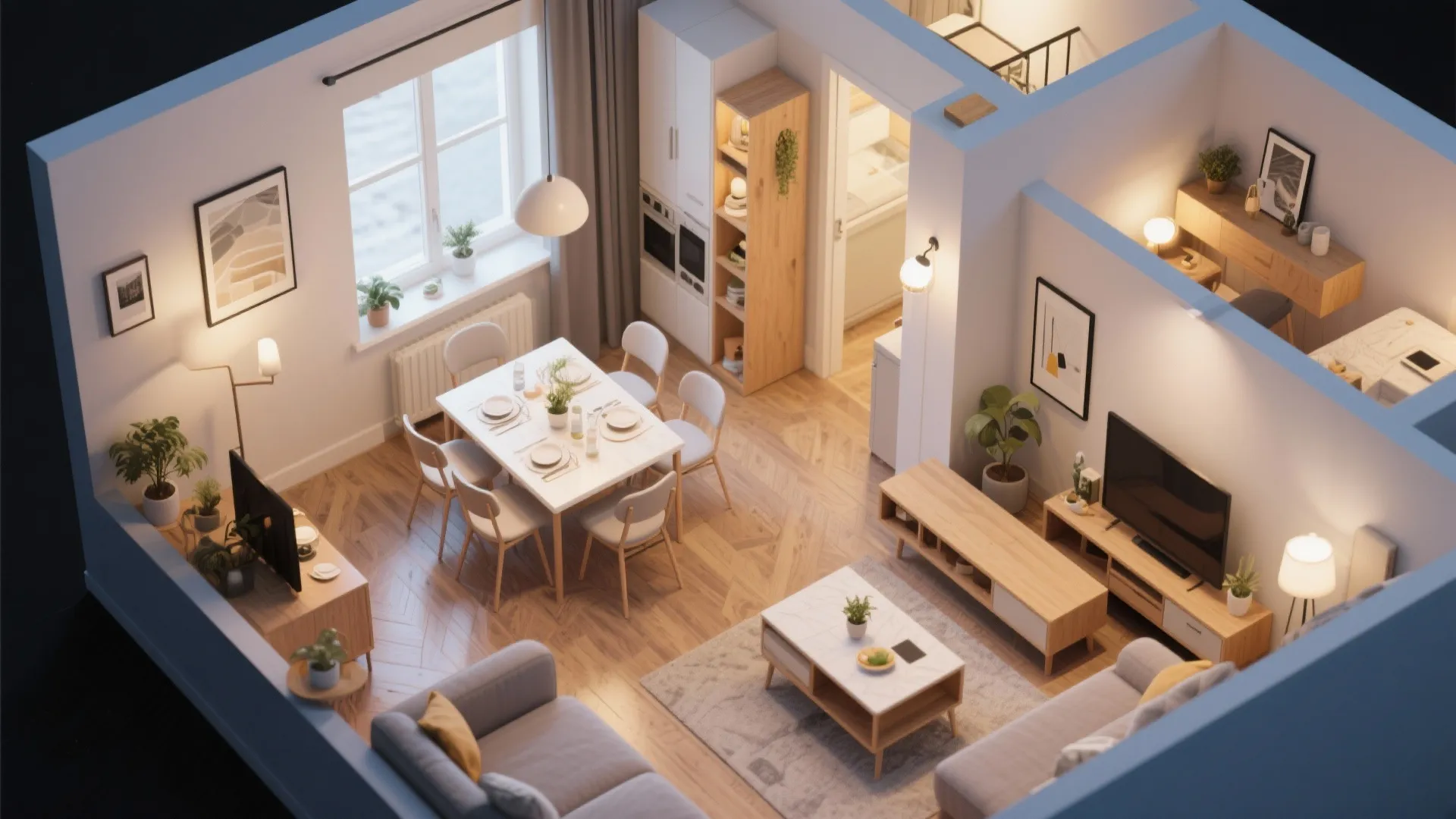 3. Flexible Furniture Layout