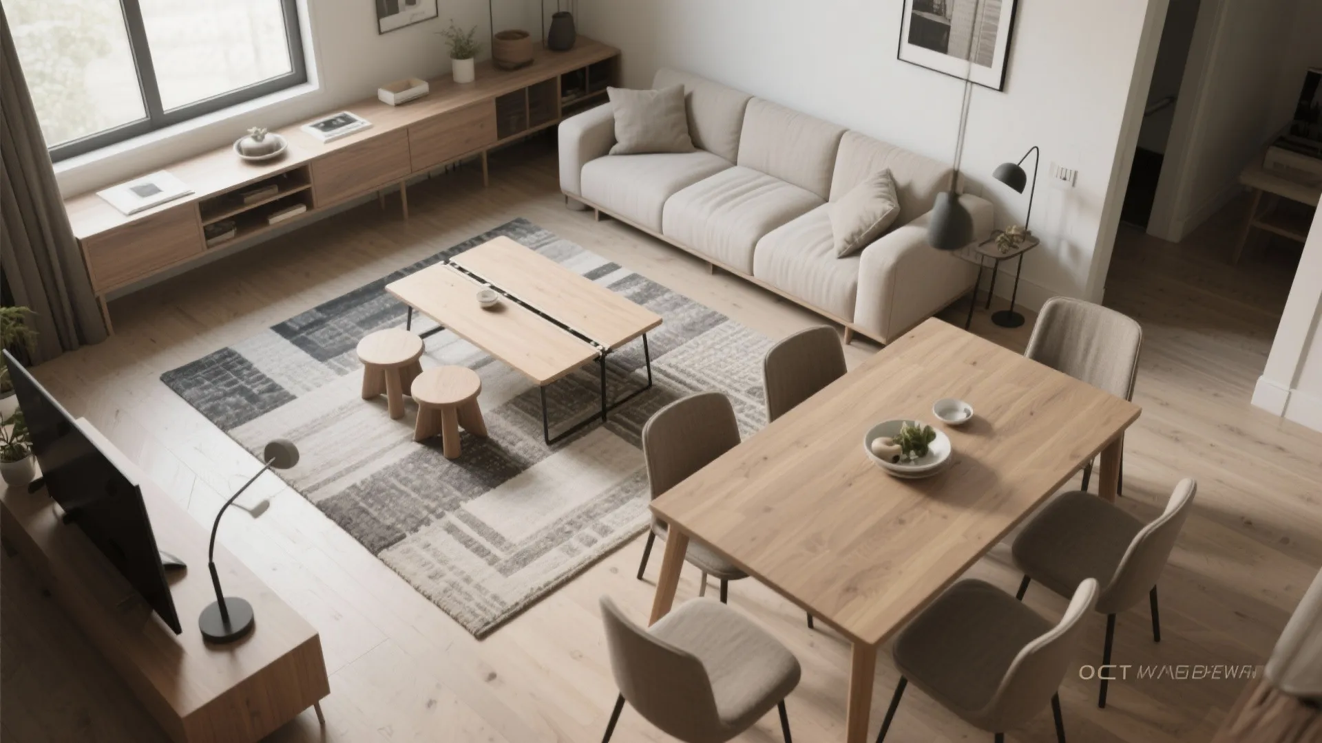 3. Multi-functional furniture and flexible layouts