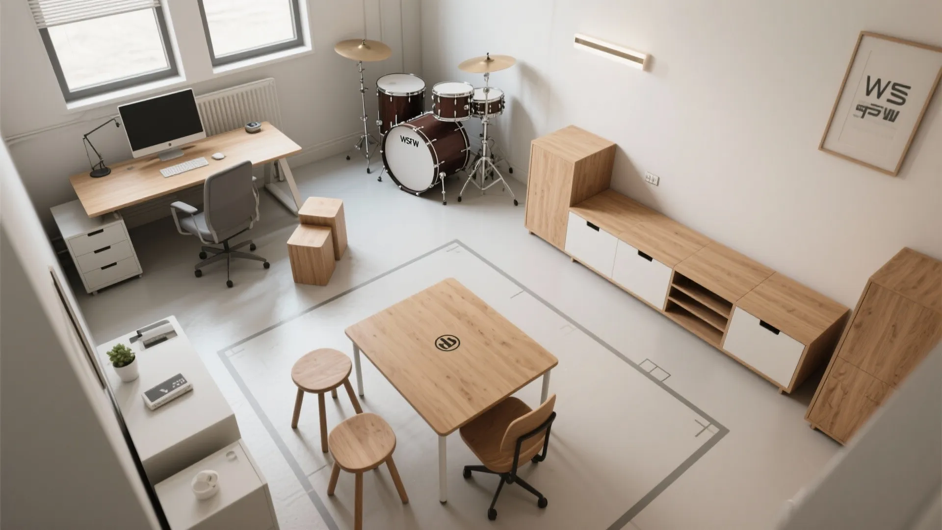 3. Flexible Layouts with Multi-Use Furniture