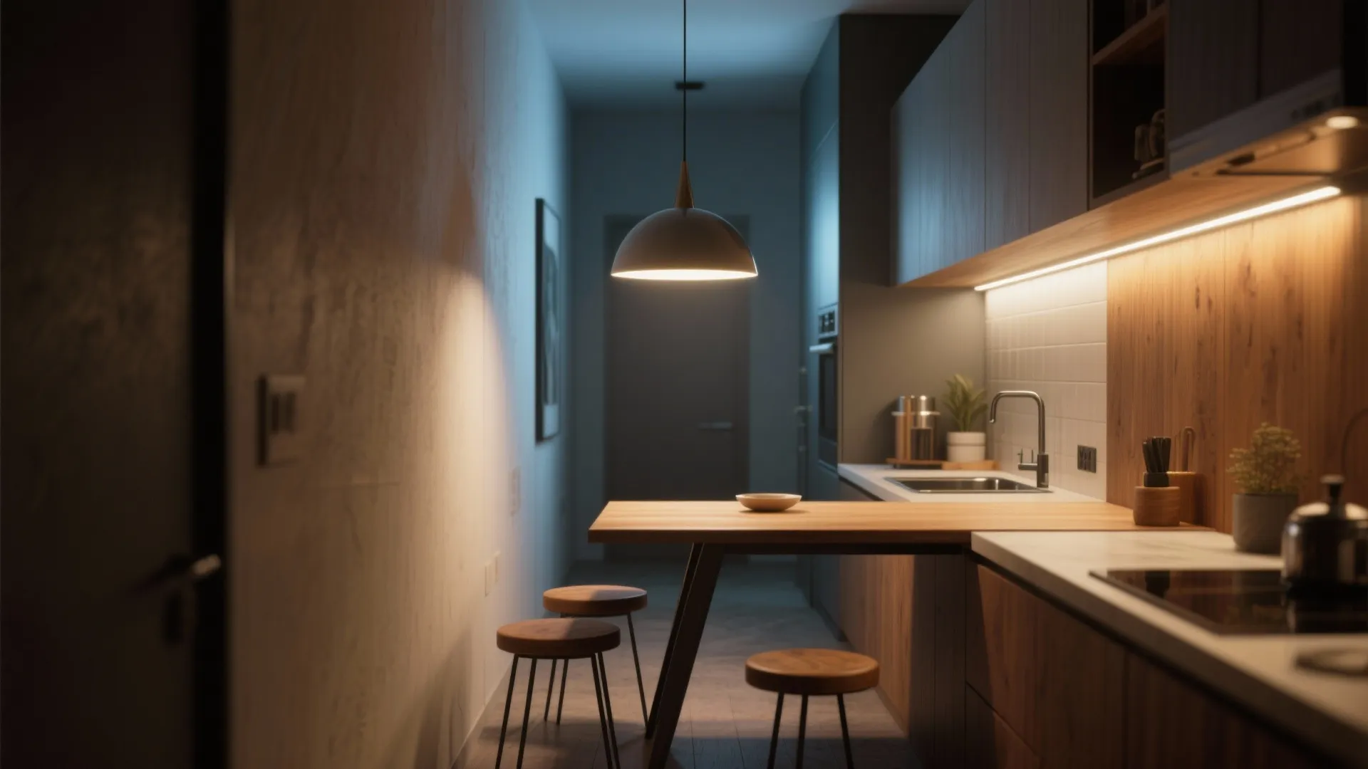 5. Flexible furniture and lighting drama