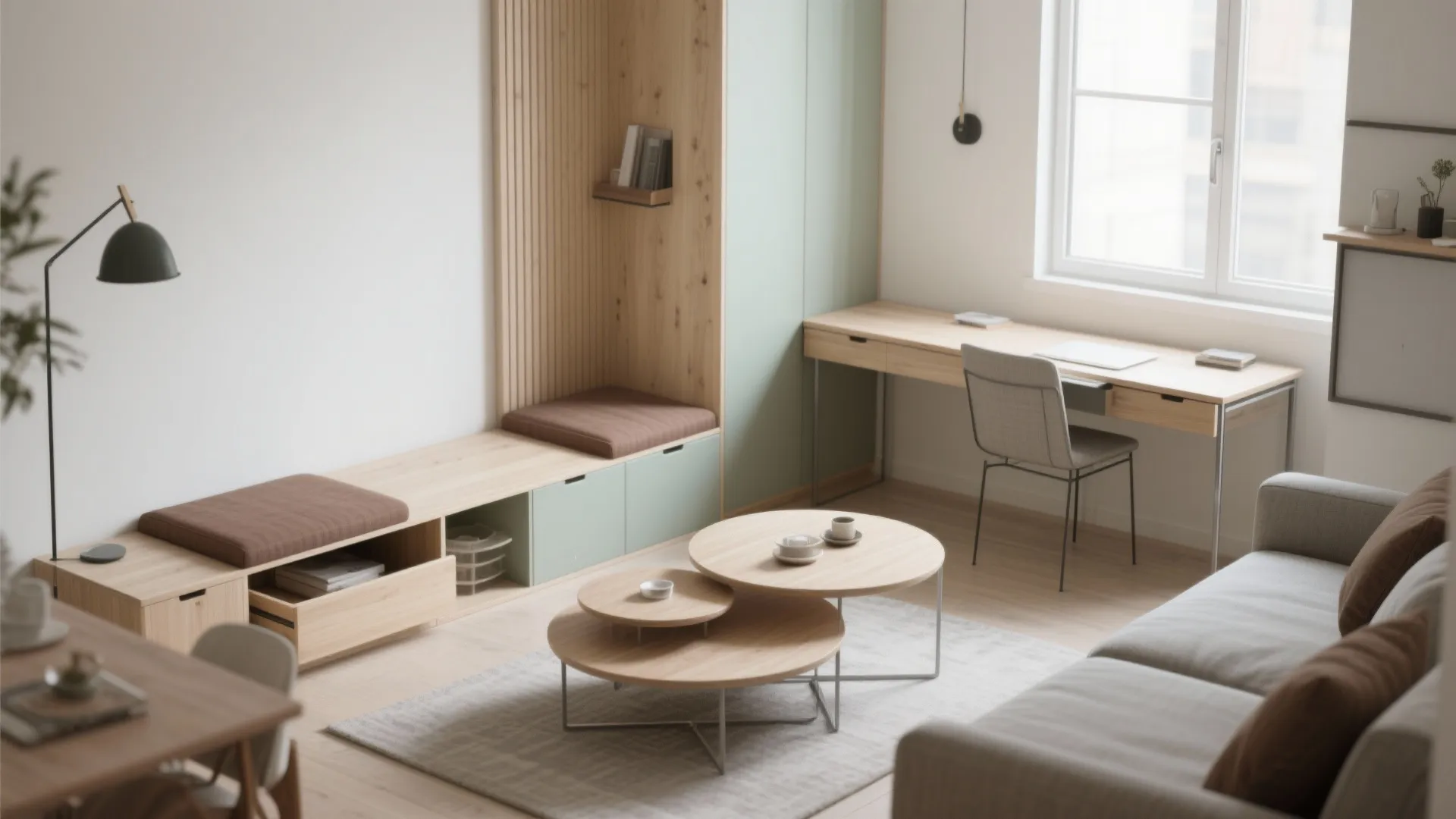 Multi-functional zones and furniture that flex with your life