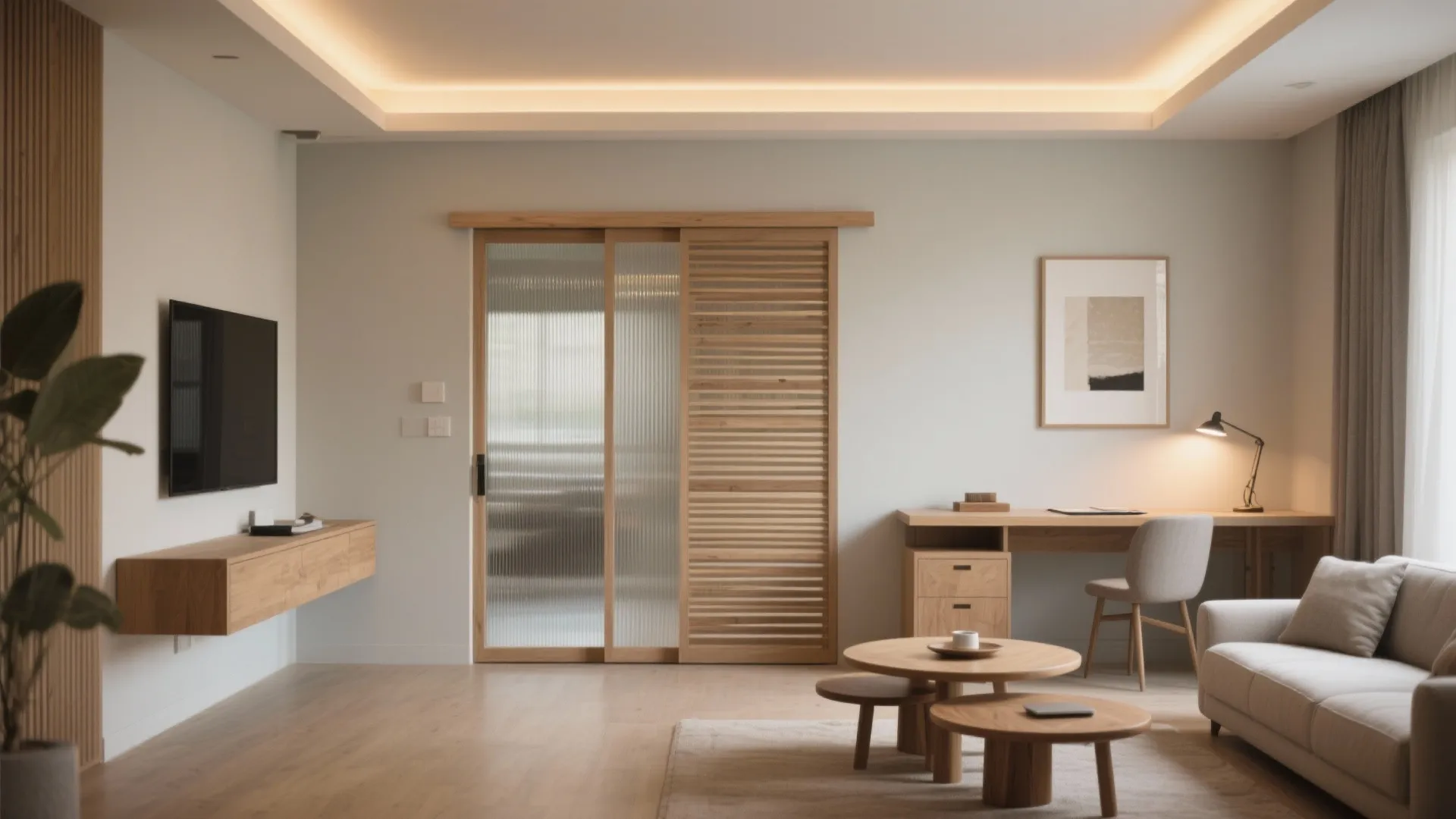 Flexible Living: Compact Furniture, Pocket Doors, and Layered Lights