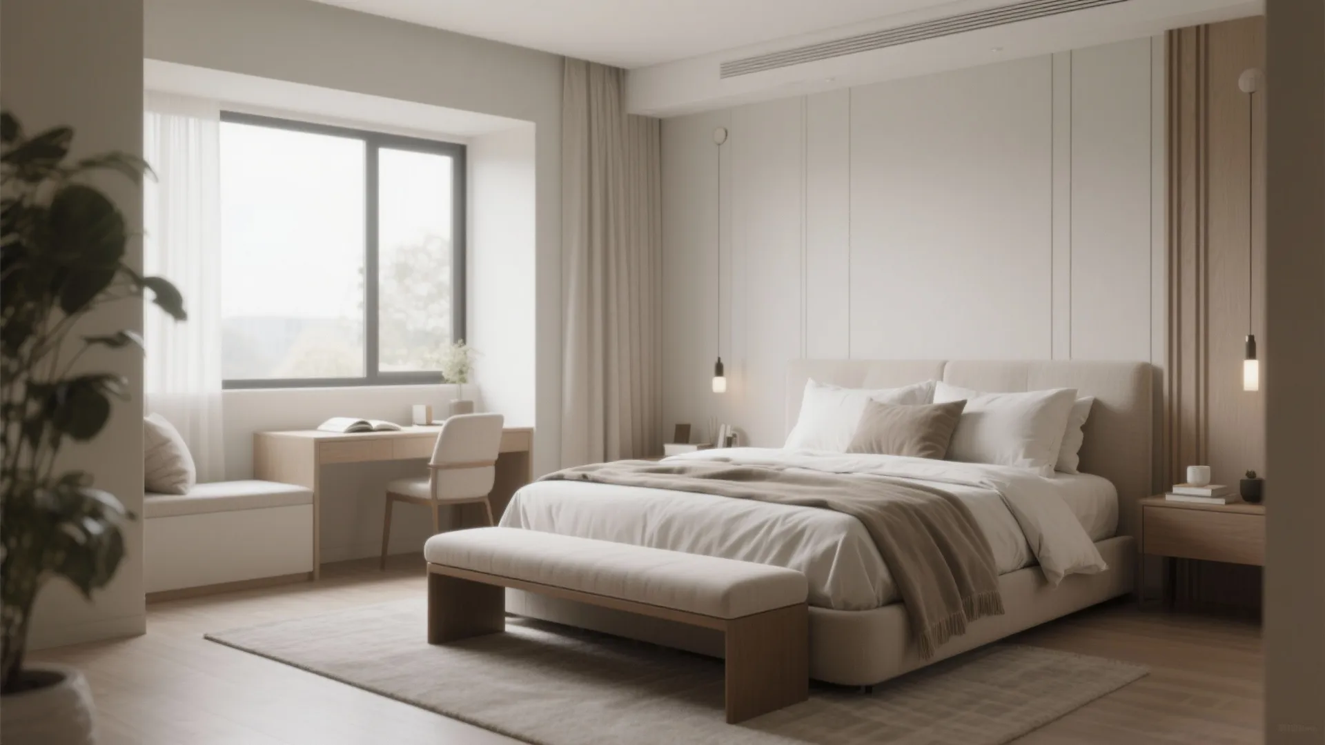 4. Flexible master bedroom layout