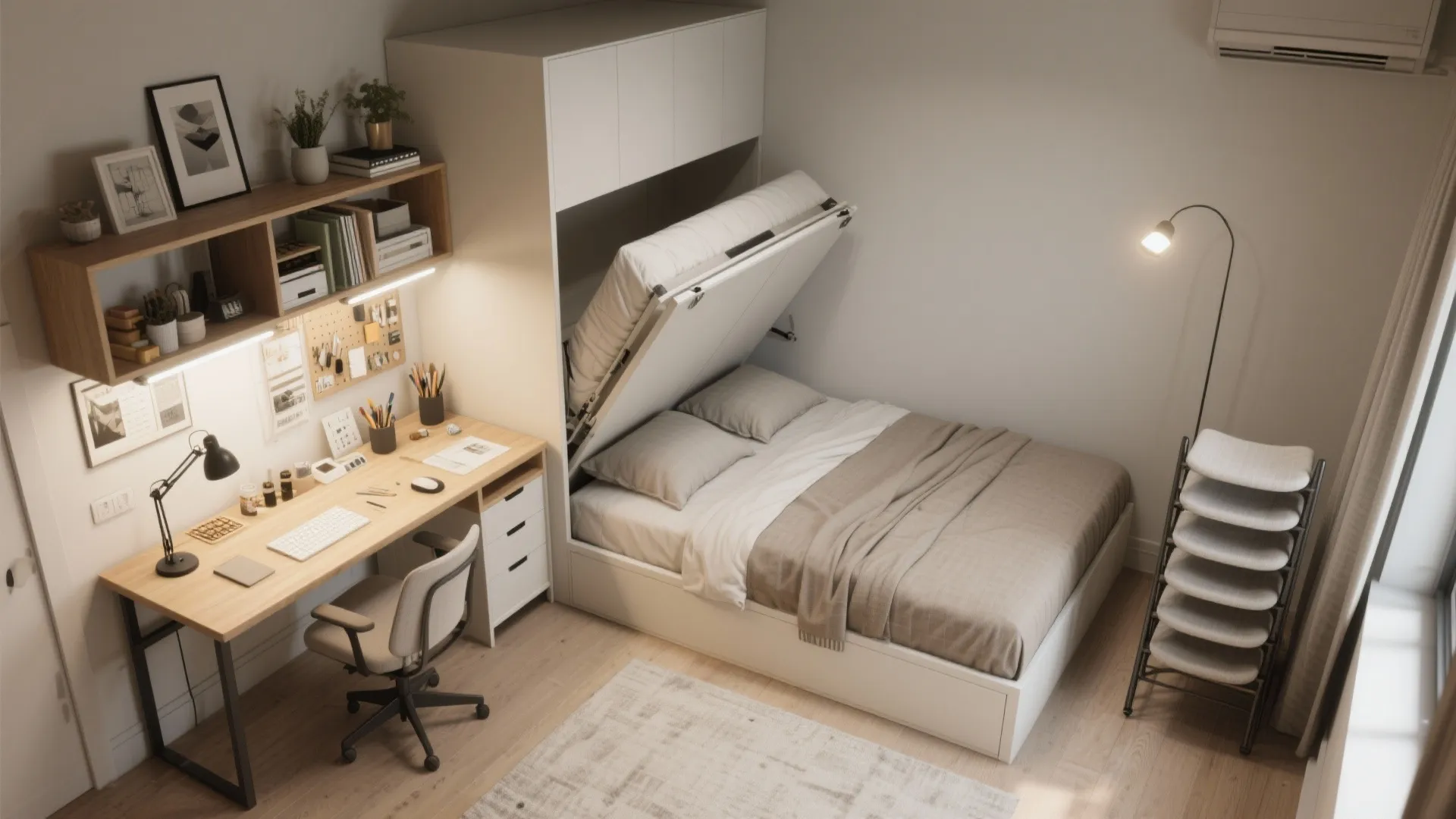 3. Flexible furniture for multi-use rooms