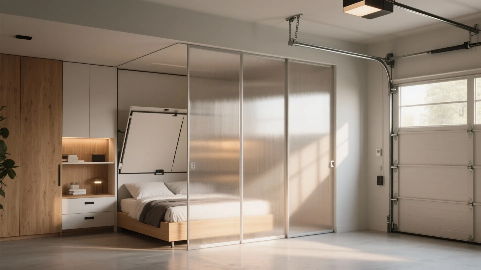 5. Flexible Partitions: Sliding Panels and Foldaways