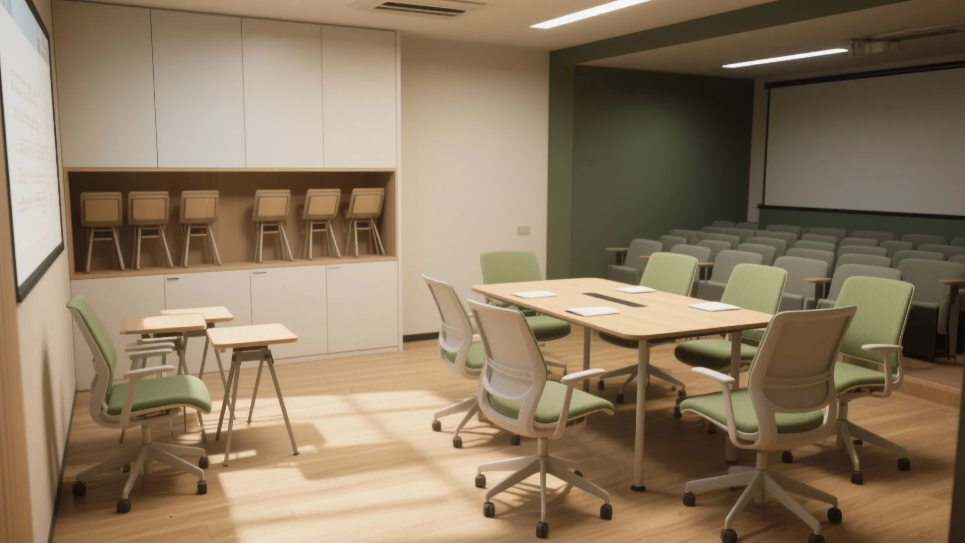 1. Flexible Seating and Modular Tables