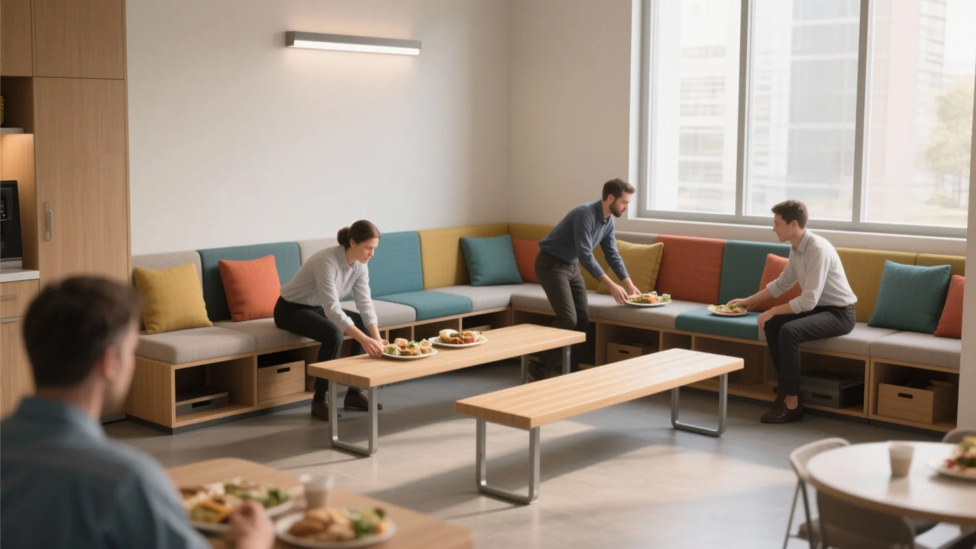 Small Employee Break Room Ideas: 5 Designs: Practical, budget-friendly small break room inspirations from a seasoned designer