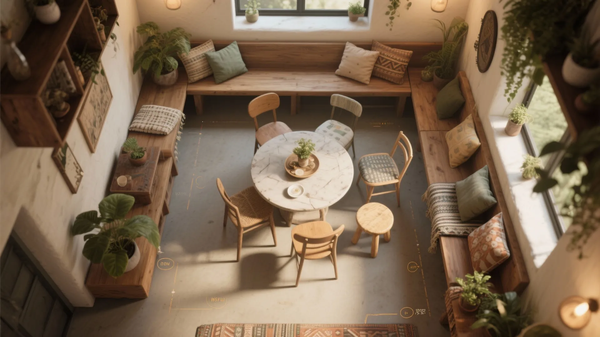 4. Multifunctional Seating and Flexible Layouts