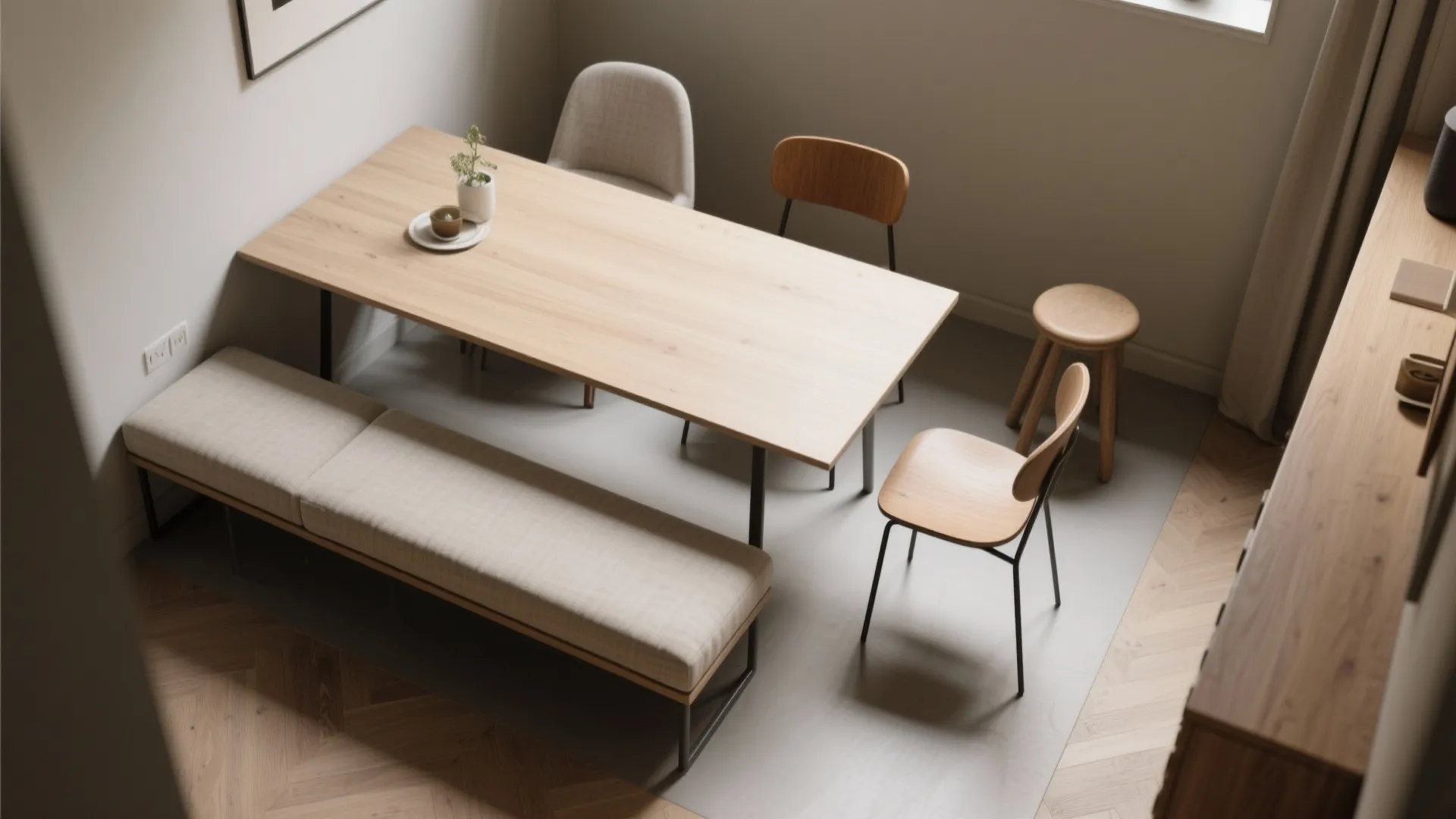 3. Flexible Seating and Visual Flow