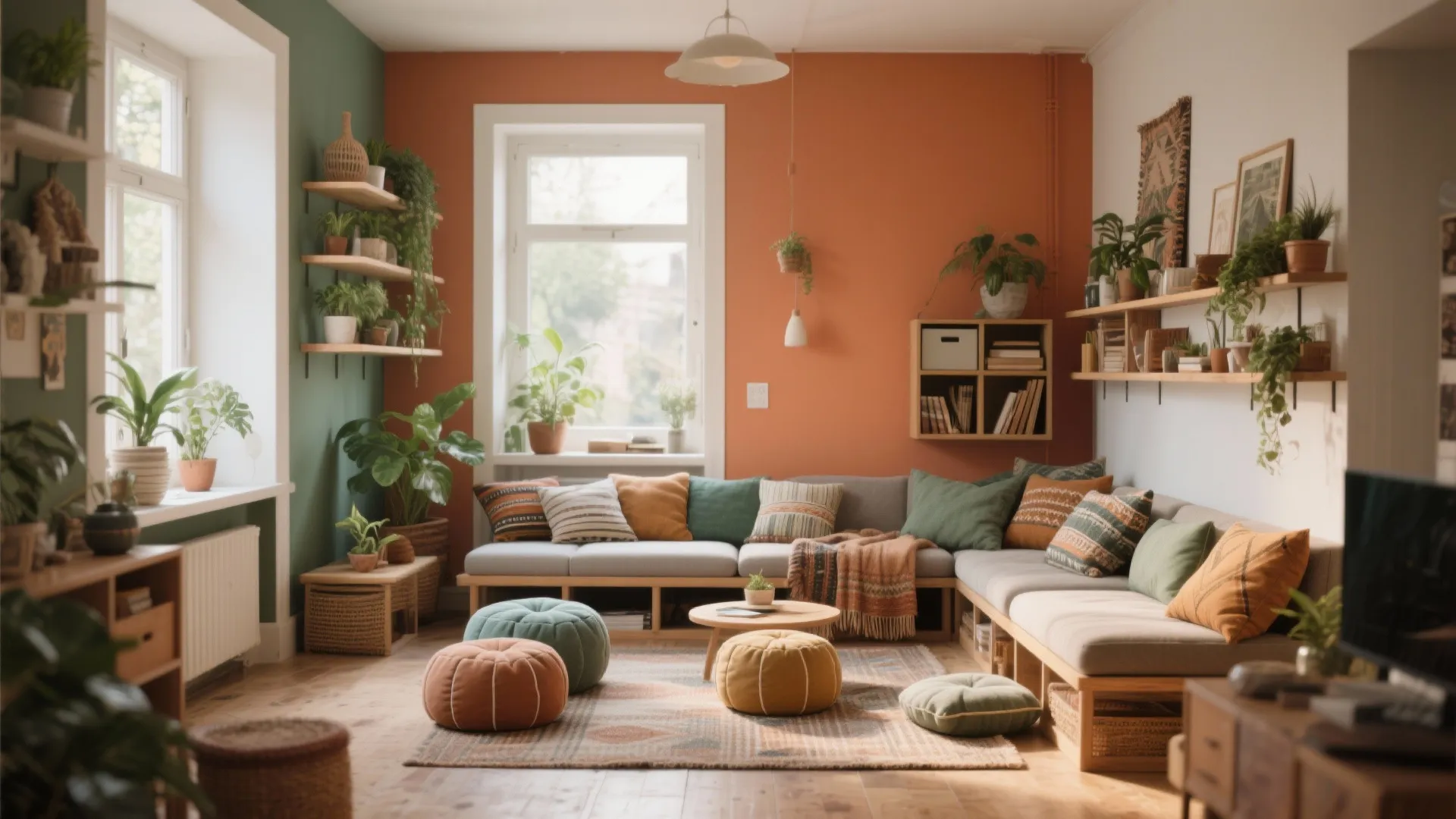 3. Flexible Seating and Low Profiles