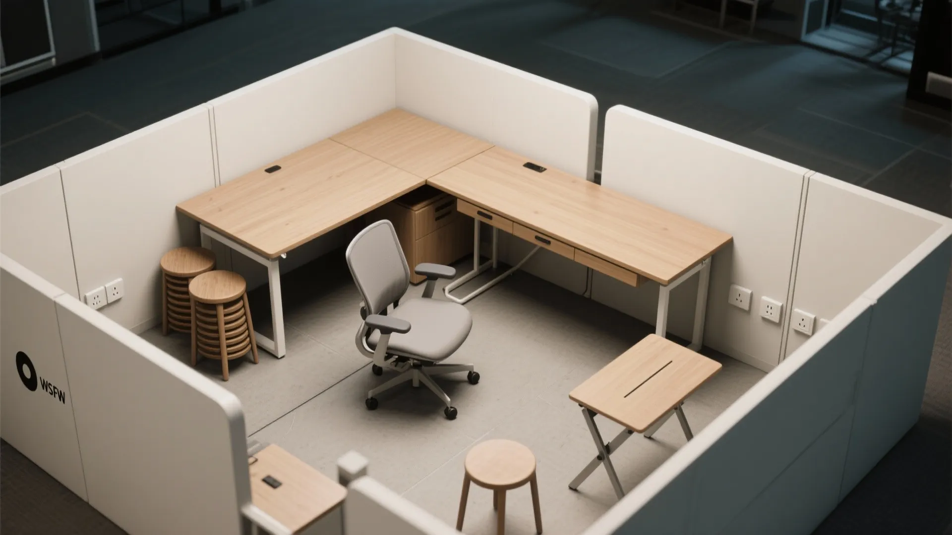 3. Flexible seating and multi-use tables