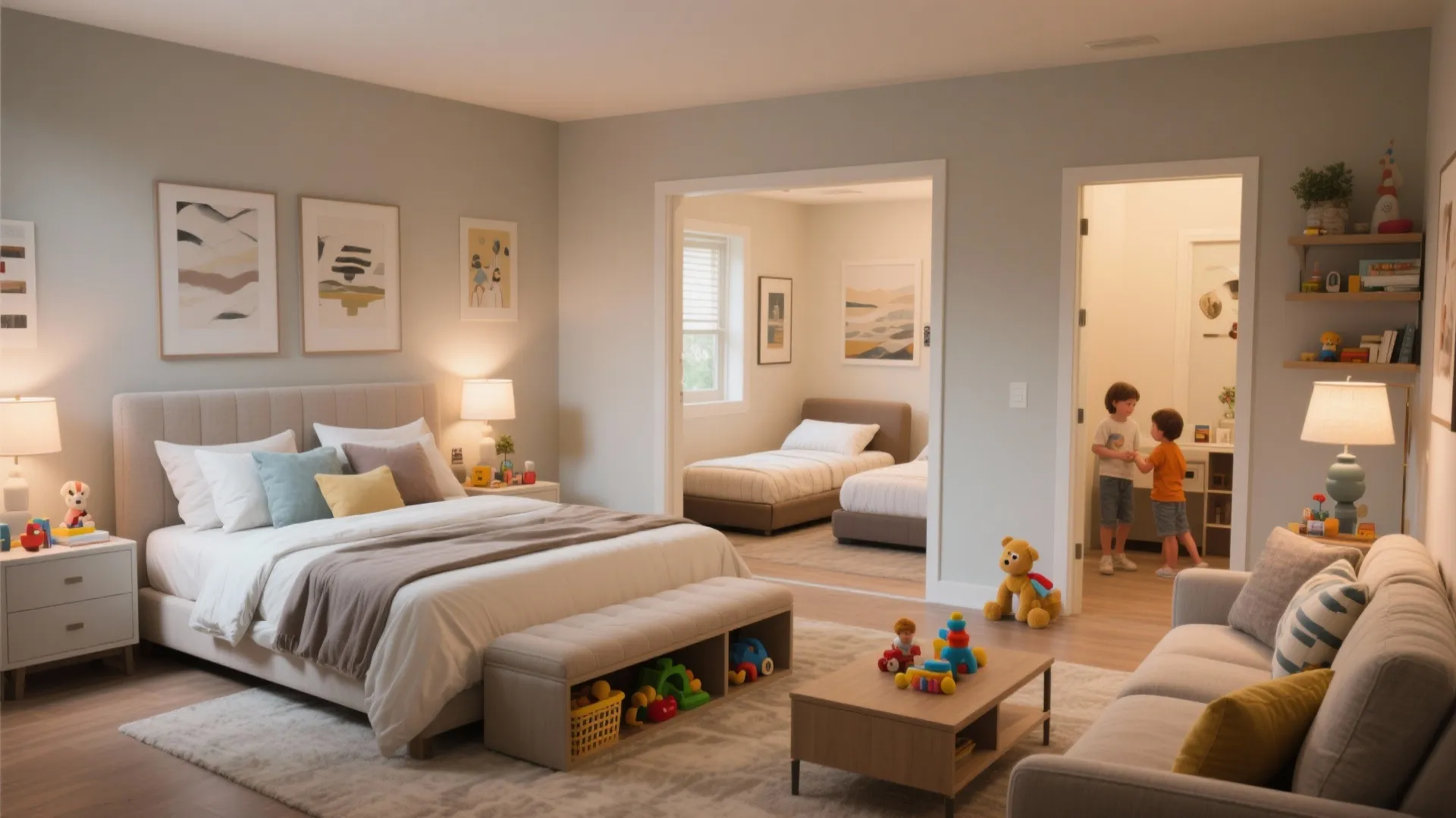 3. Flexible sleeping arrangements