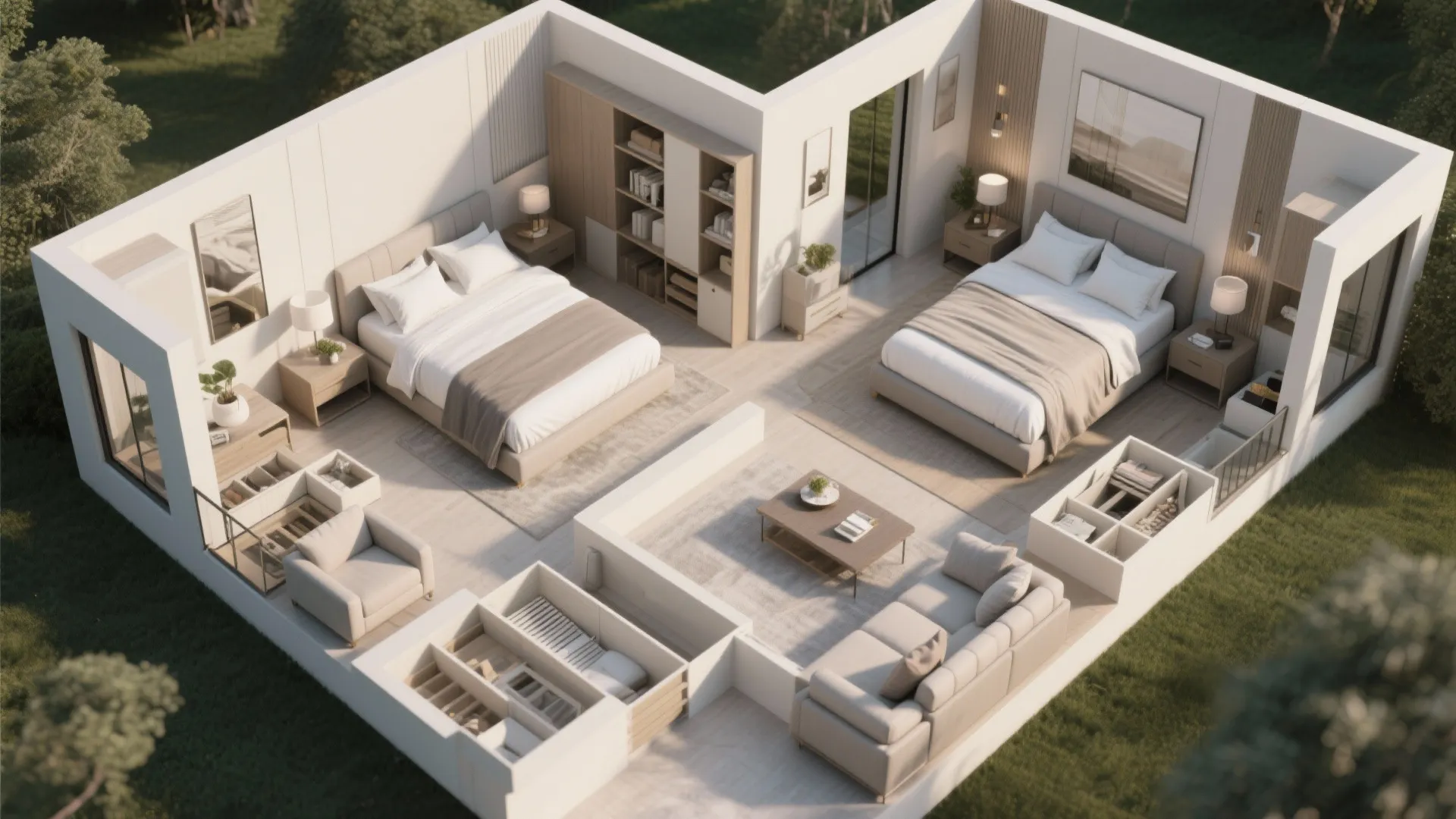 3. Flexible sleeping arrangements