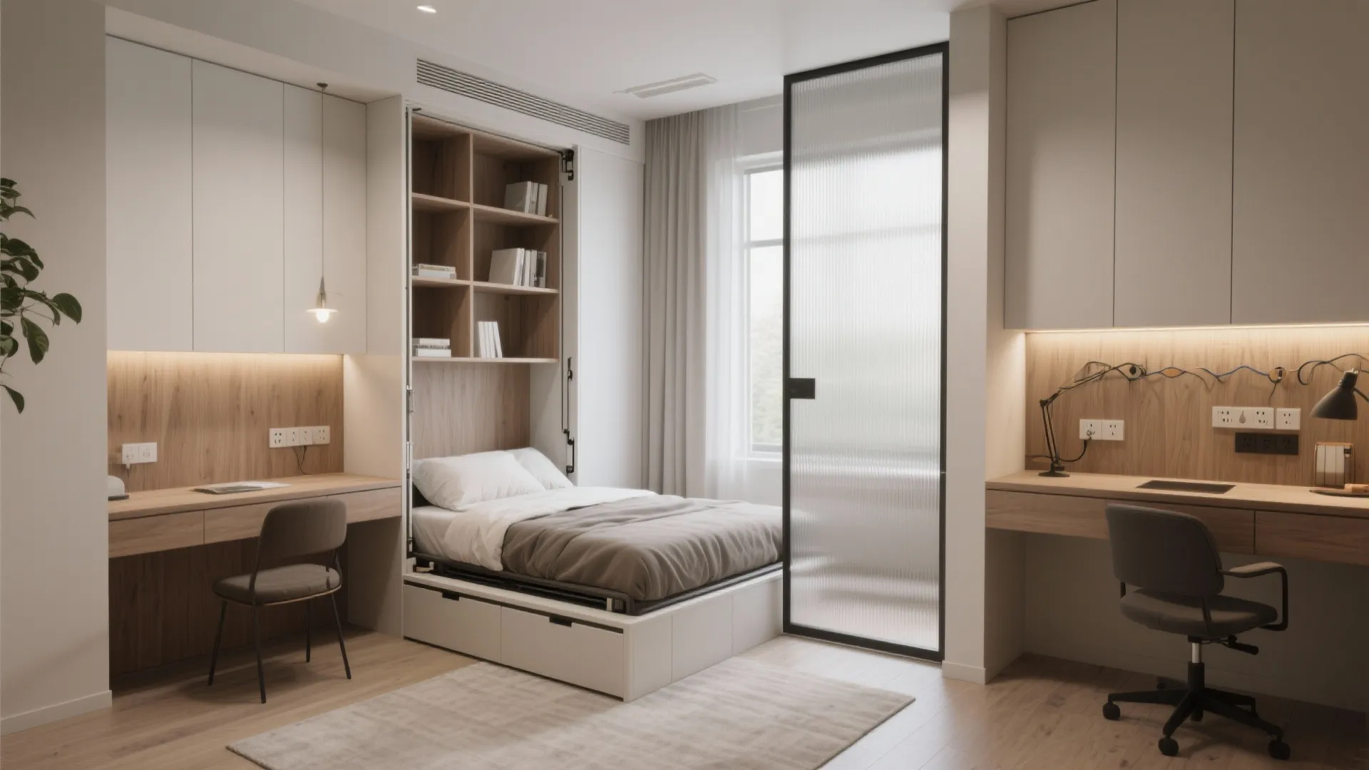 5. Flexible third bedroom that doubles as a study