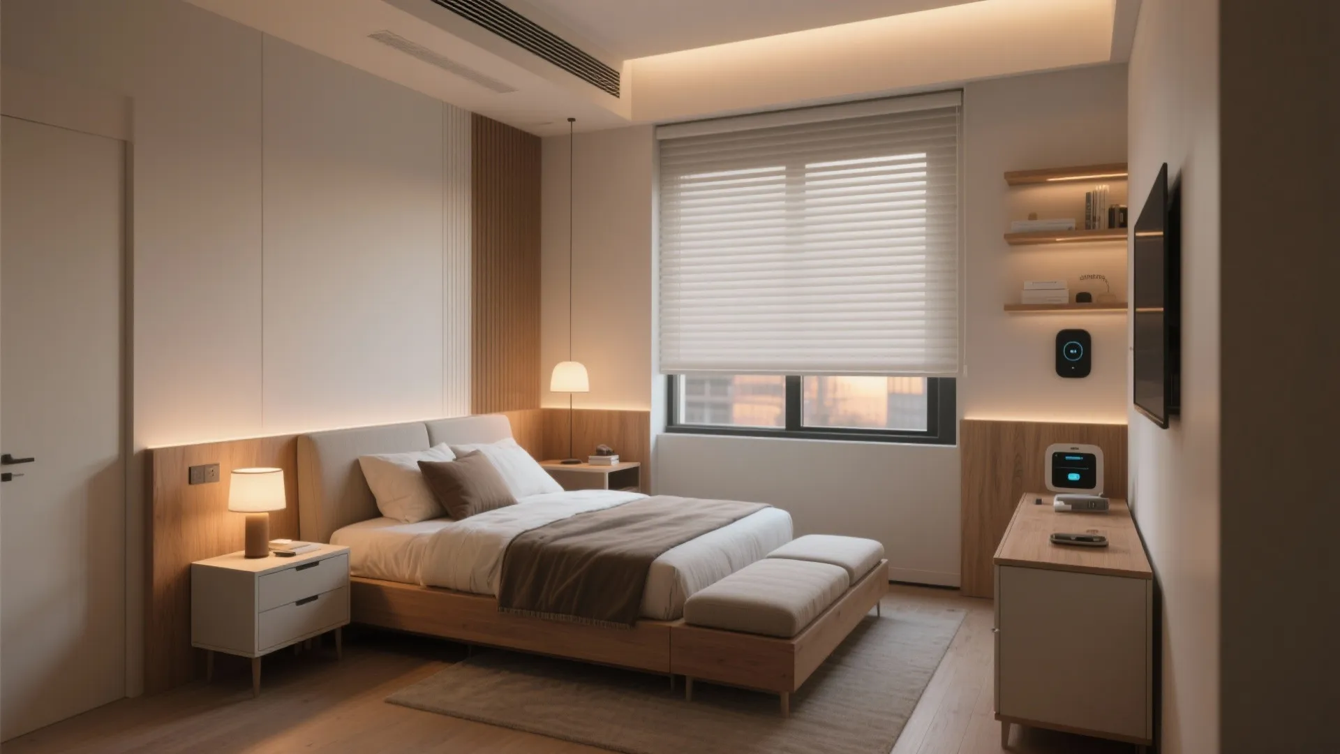 5. Flexible furniture and smart tech touches