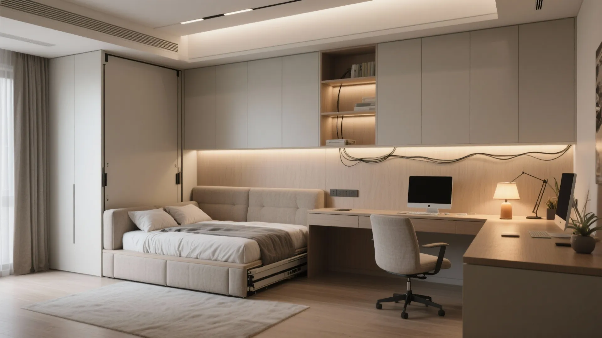 2. Flexible third bedroom / home office