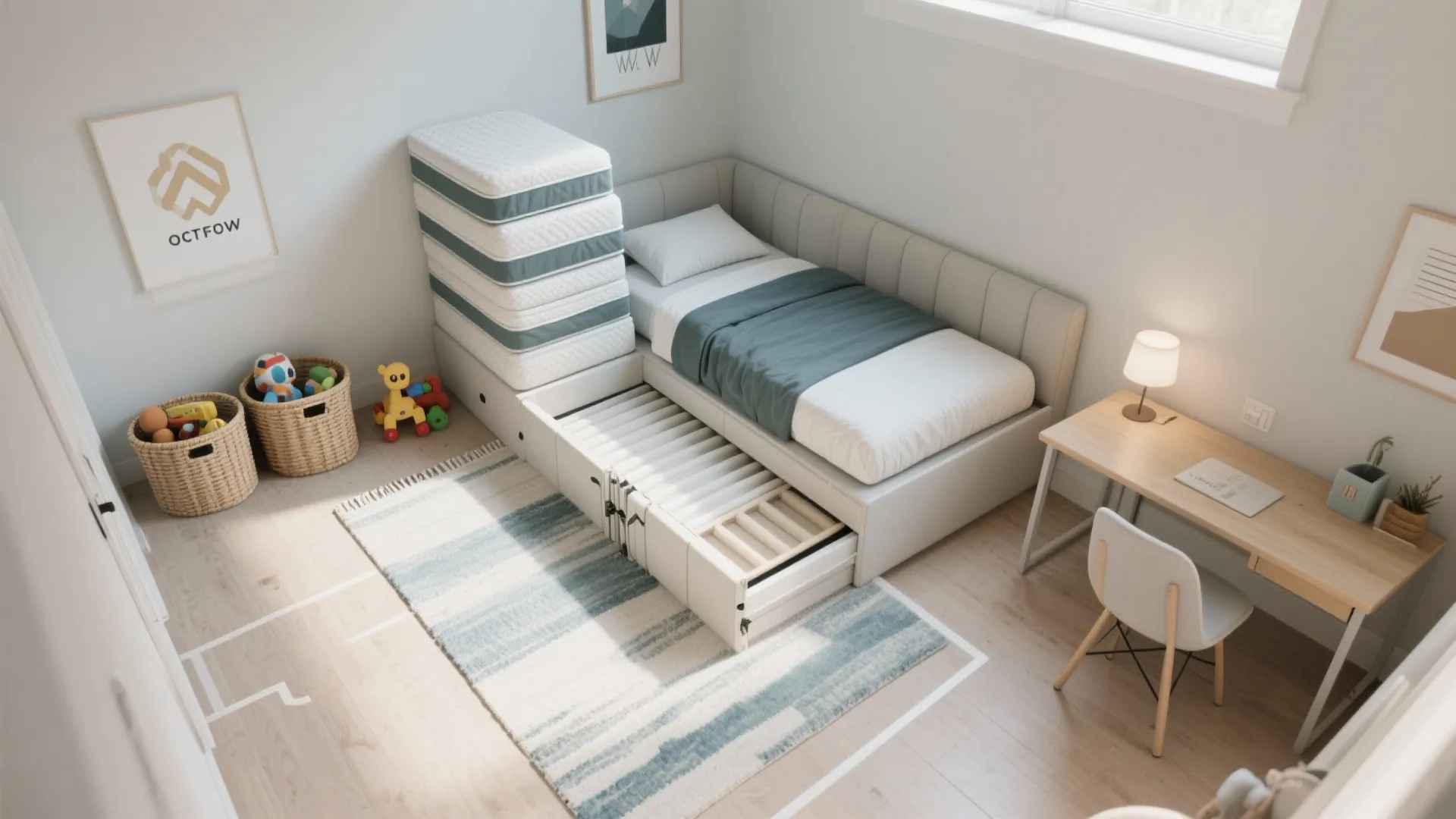 2. Make One Room Multi-Functional