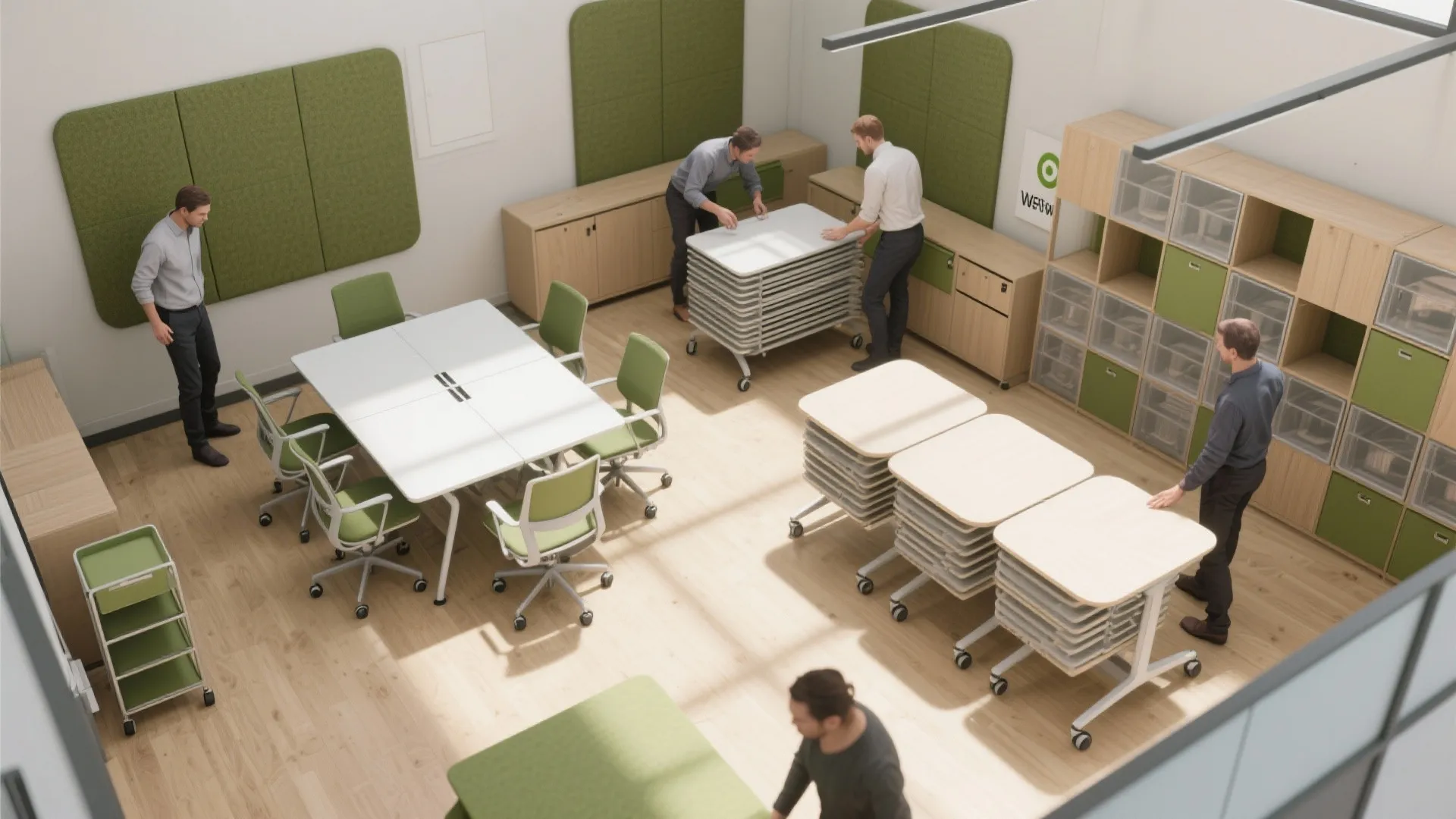 3. Flexible zones that adapt