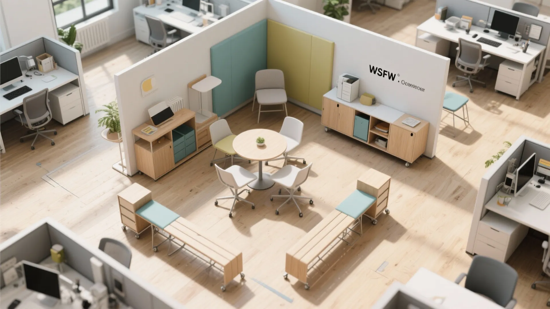 3. Flexible Furniture & Zoning